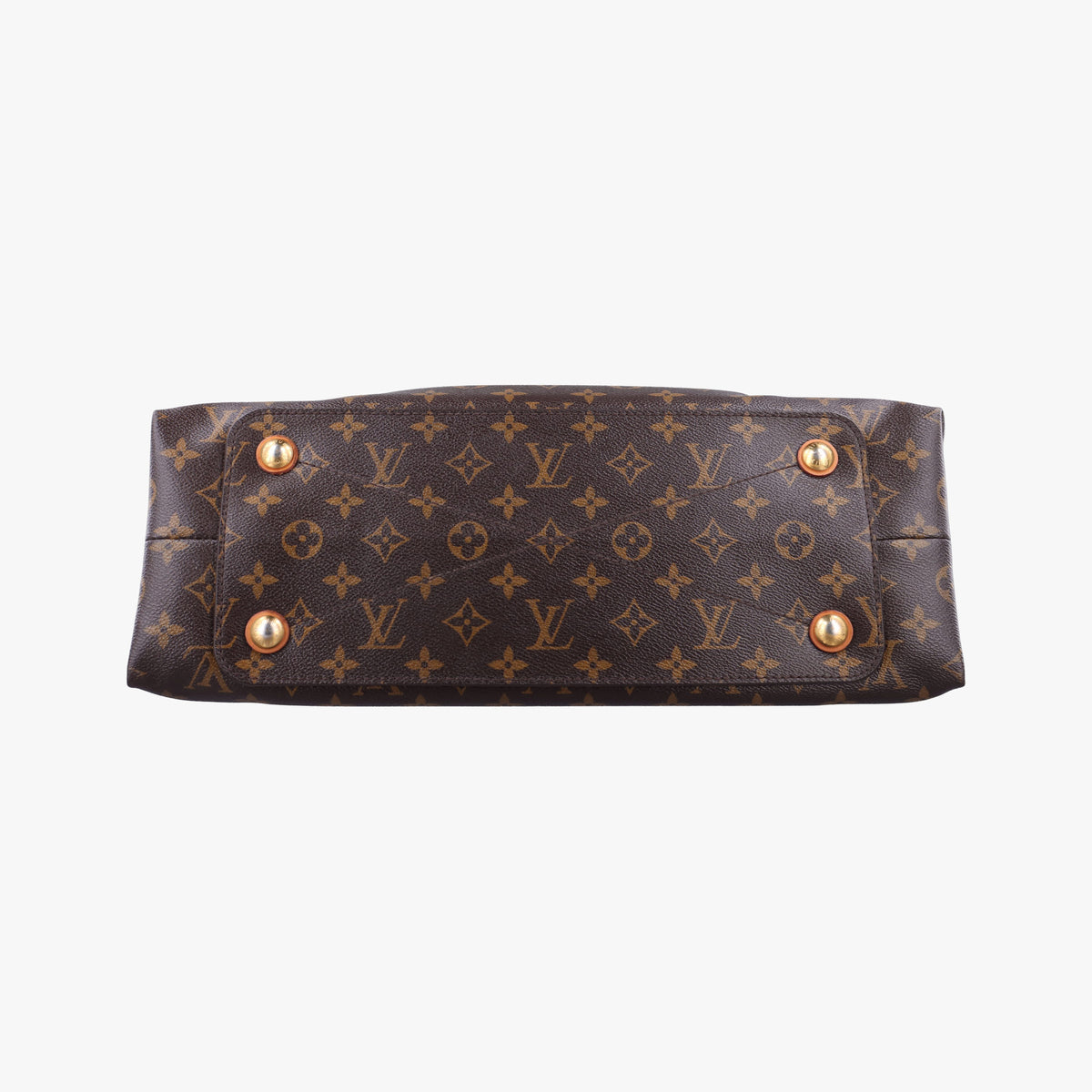 Pre-owned Louis Vuitton OLYMPE Brown×CAMEL Monogram Canvas×calf leather M40580 handbag | stylenewstar