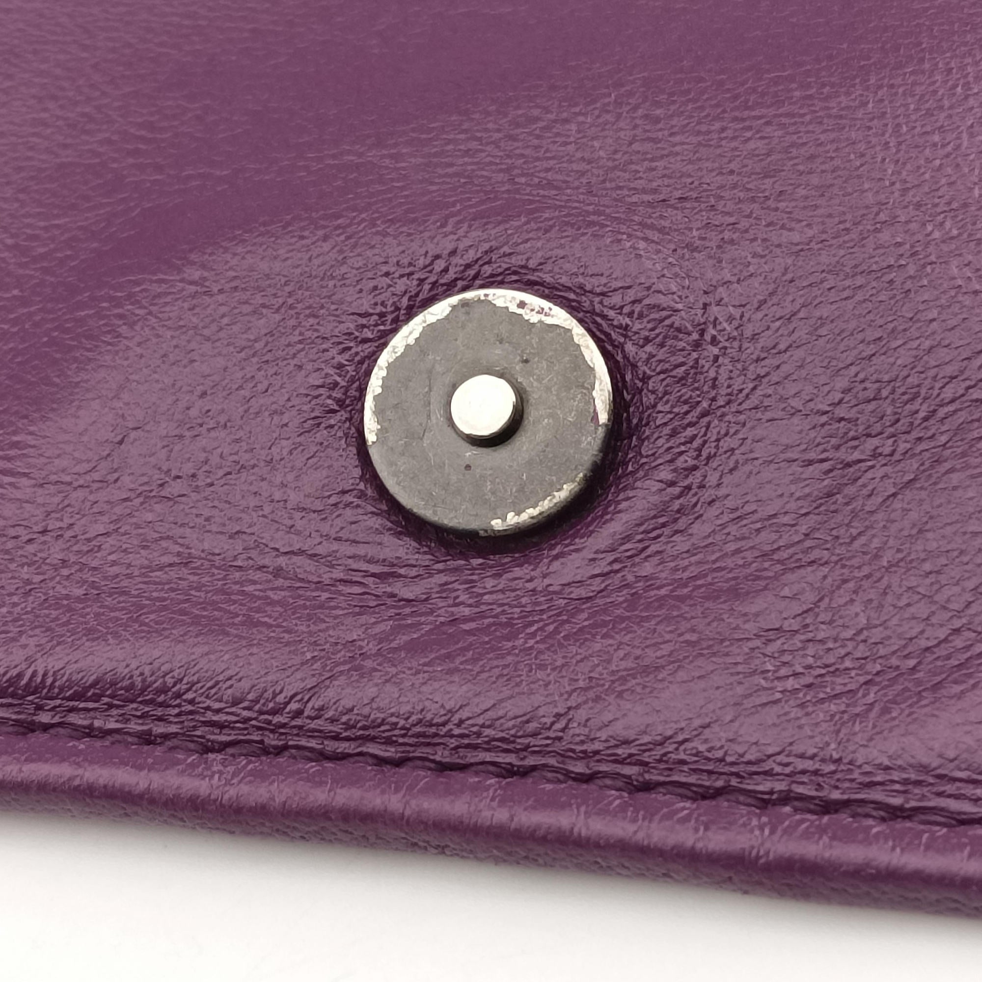 Secondhand Bottega Veneta Intrecciato Purple lambskin  shoulderbag | stylenewstar