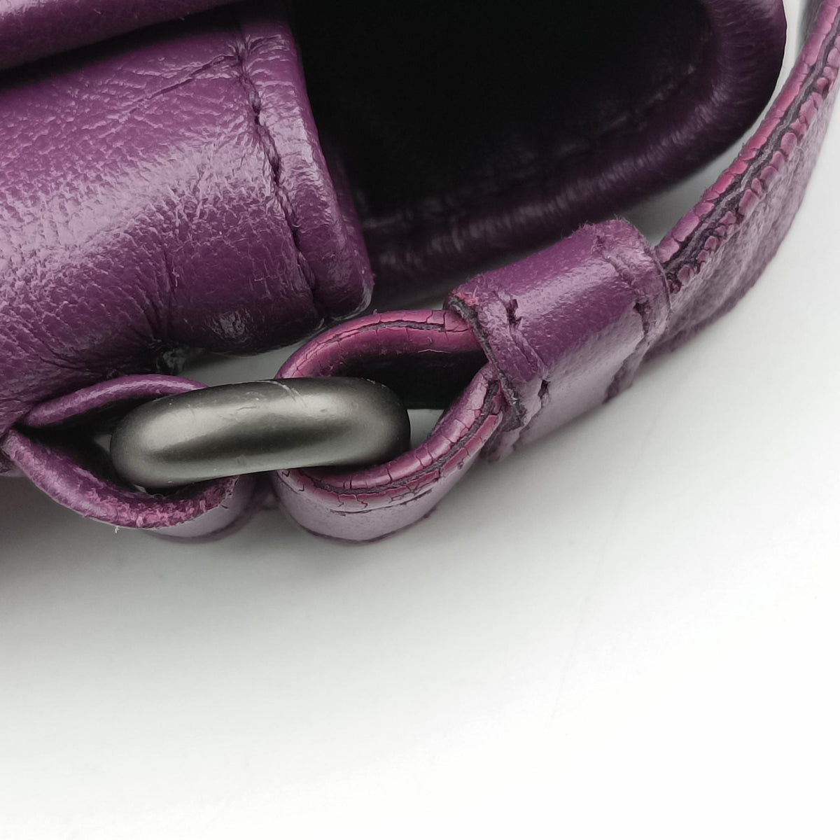 Secondhand Bottega Veneta Intrecciato Purple lambskin  shoulderbag | stylenewstar