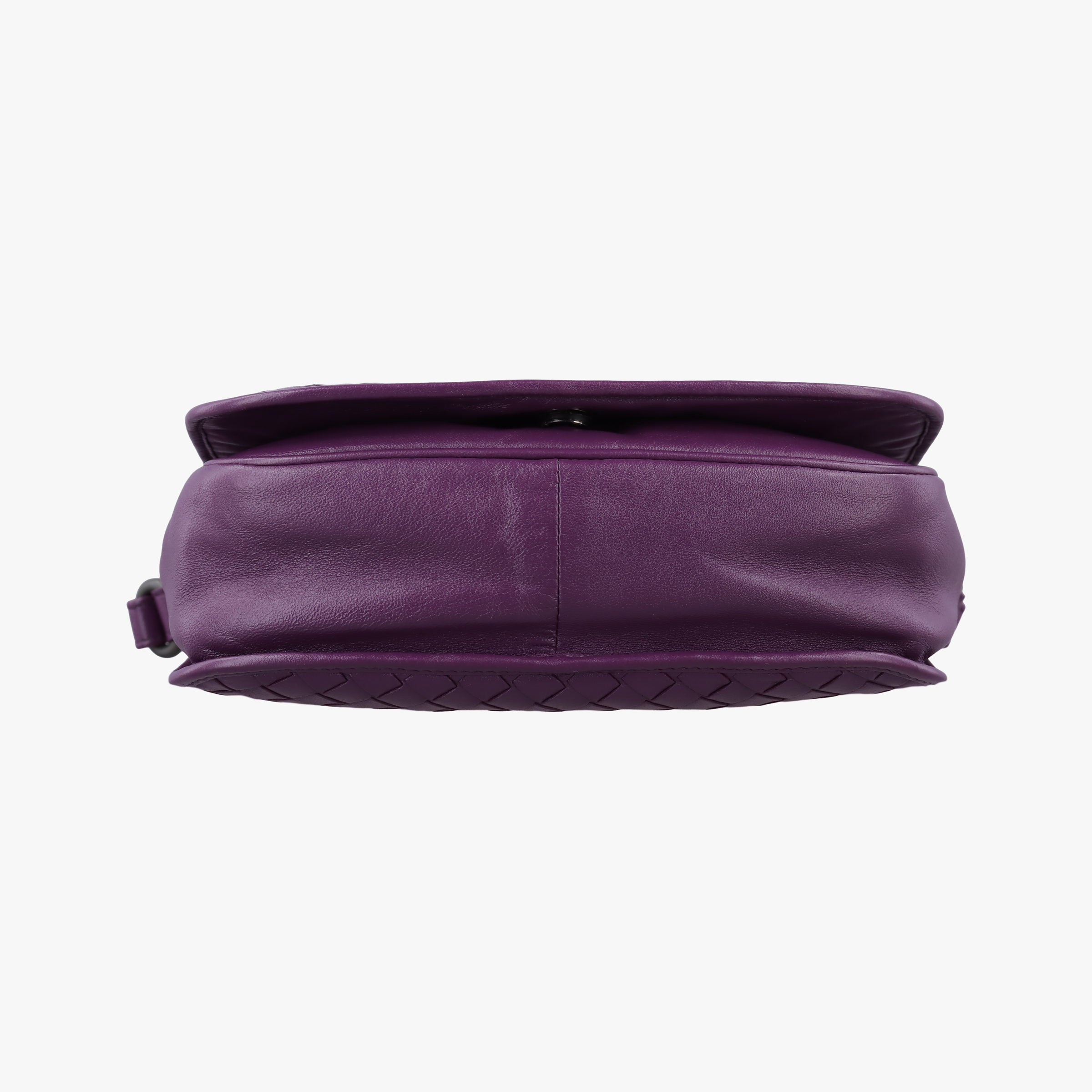 Secondhand Bottega Veneta Intrecciato Purple lambskin  shoulderbag | stylenewstar