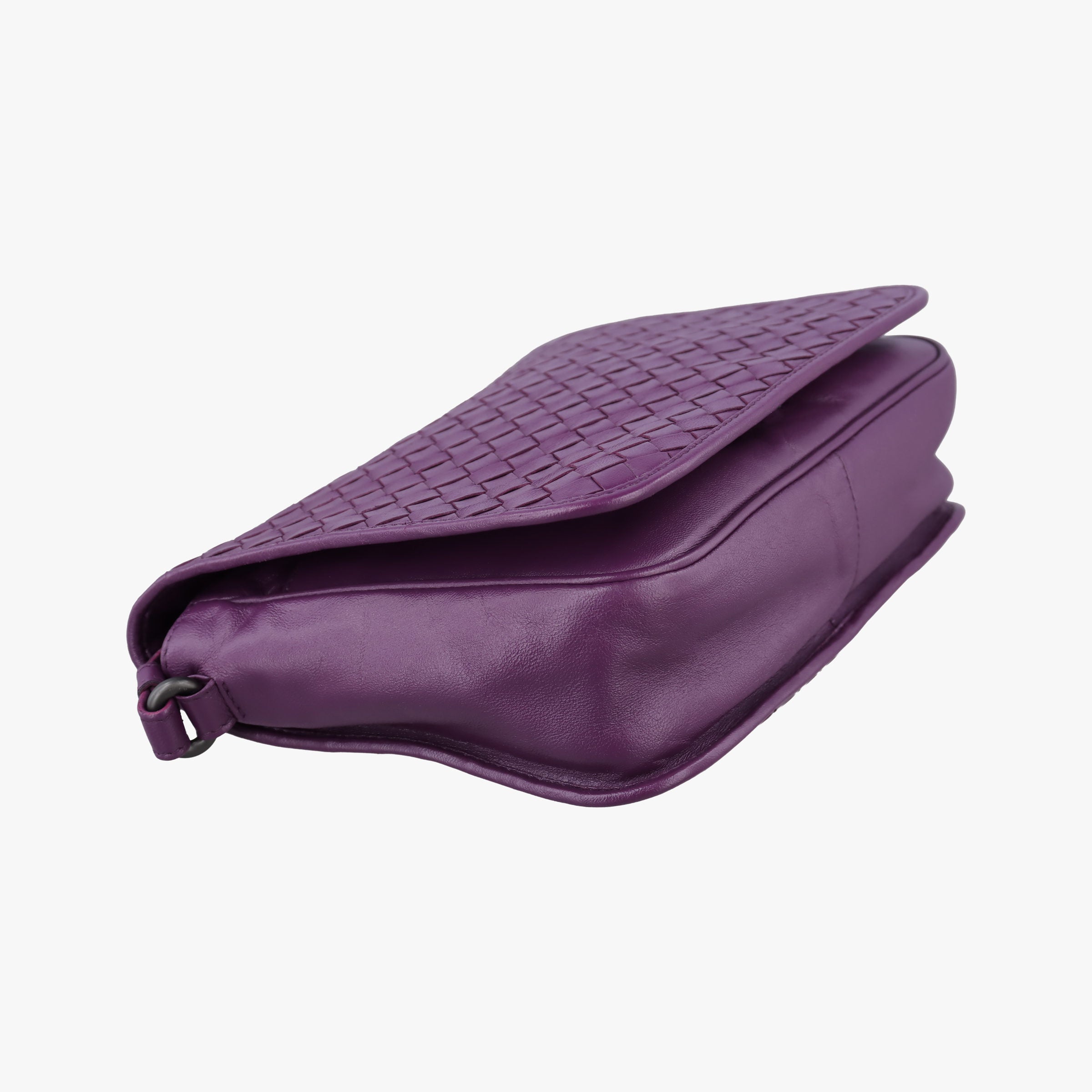 Secondhand Bottega Veneta Intrecciato Purple lambskin  shoulderbag | stylenewstar