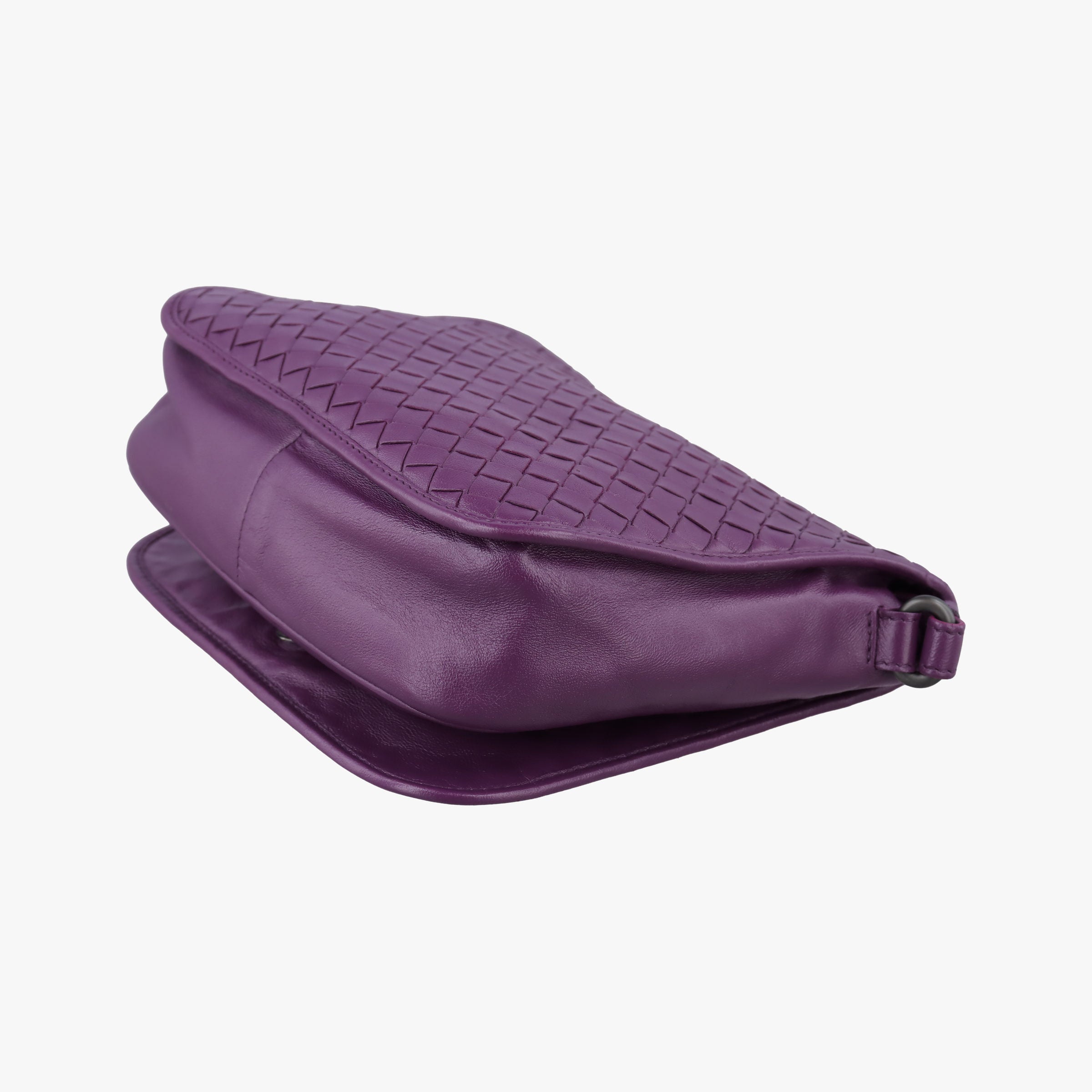 Secondhand Bottega Veneta Intrecciato Purple lambskin  shoulderbag | stylenewstar