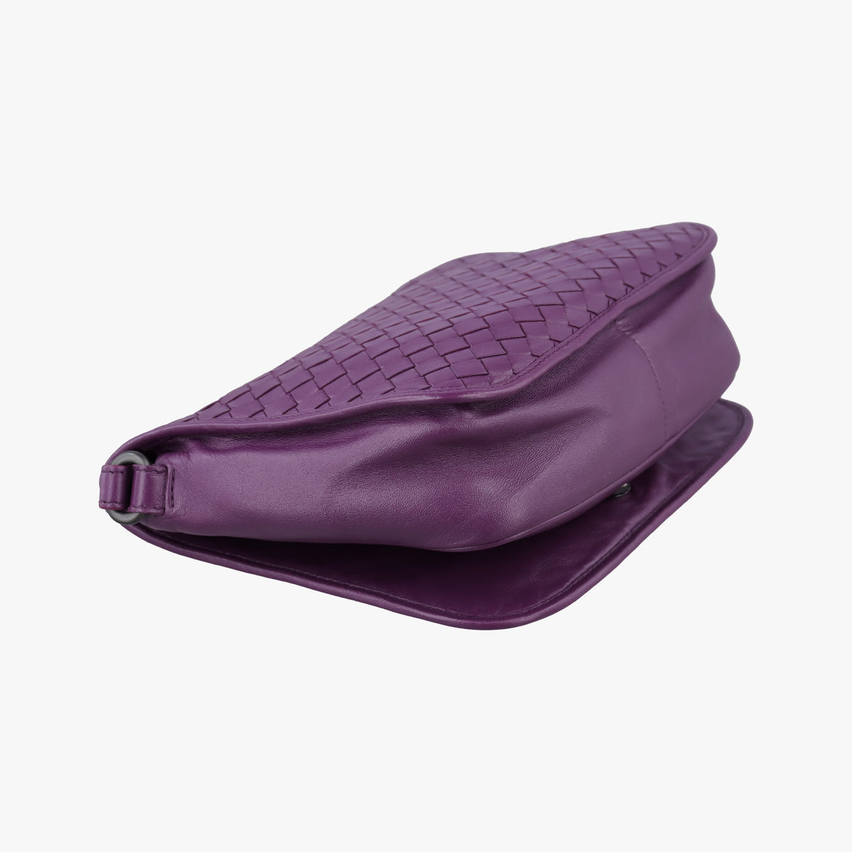 Secondhand Bottega Veneta Intrecciato Purple lambskin  shoulderbag | stylenewstar