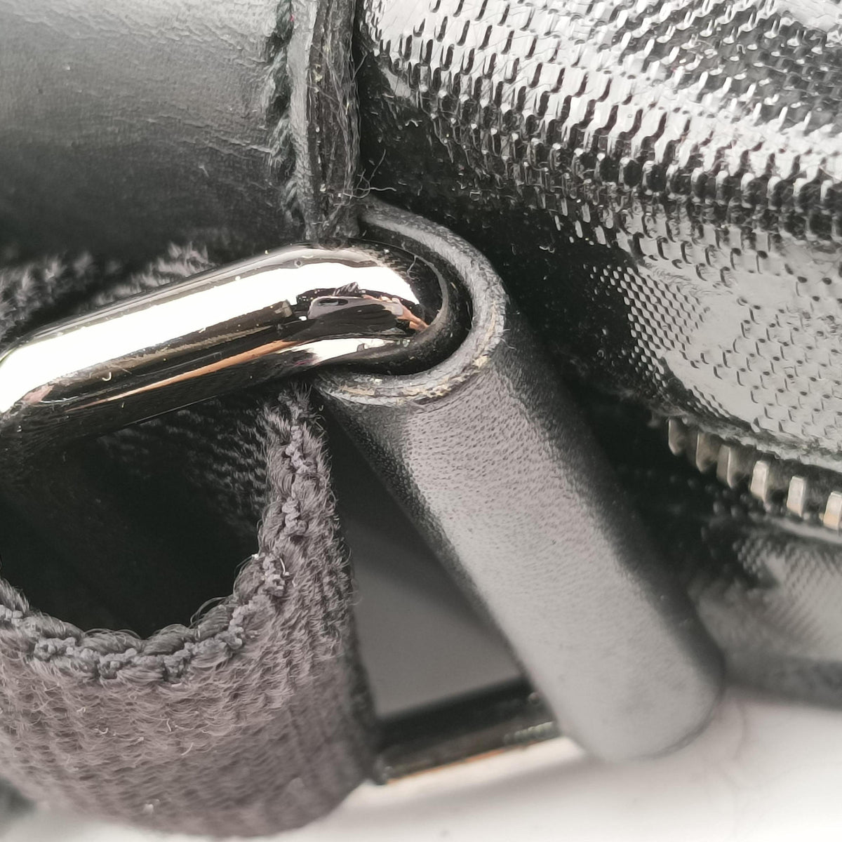 Pre-owned Gucci GG Imprime Messenger Black PVC coated canvas 211107 shoulderbag | stylenewstar
