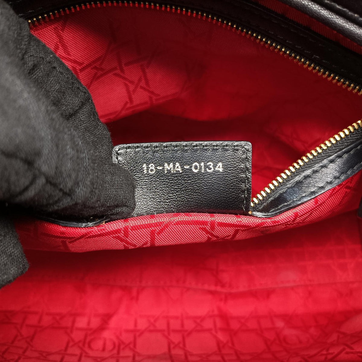 Pre-owned Christian Dior Lady Dior Black lambskin  handbag | stylenewstar