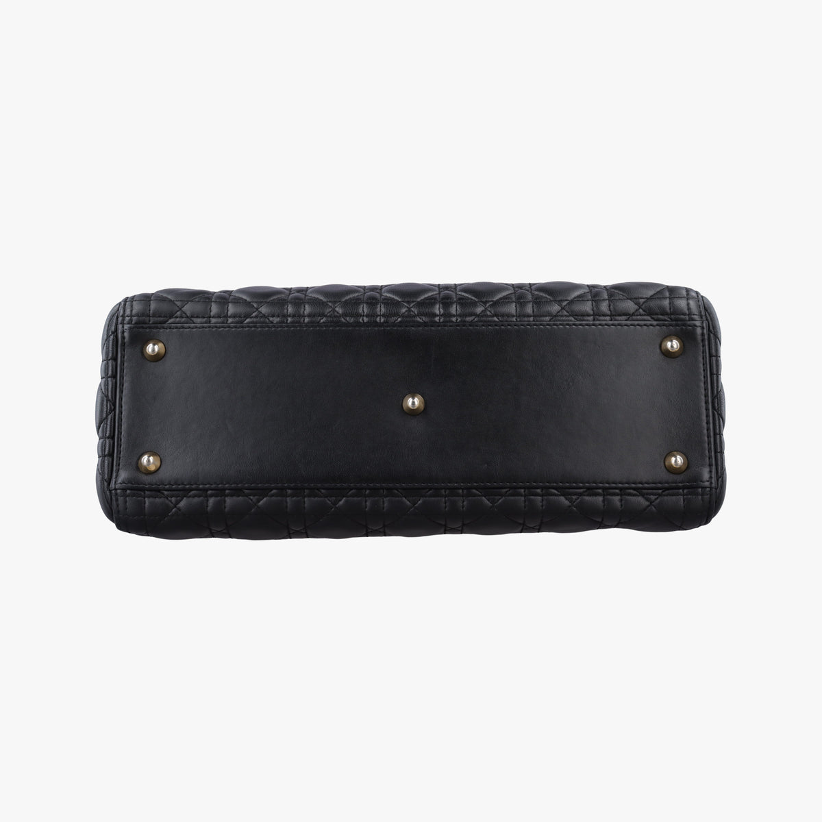 Pre-owned Christian Dior Lady Dior Black lambskin  handbag | stylenewstar