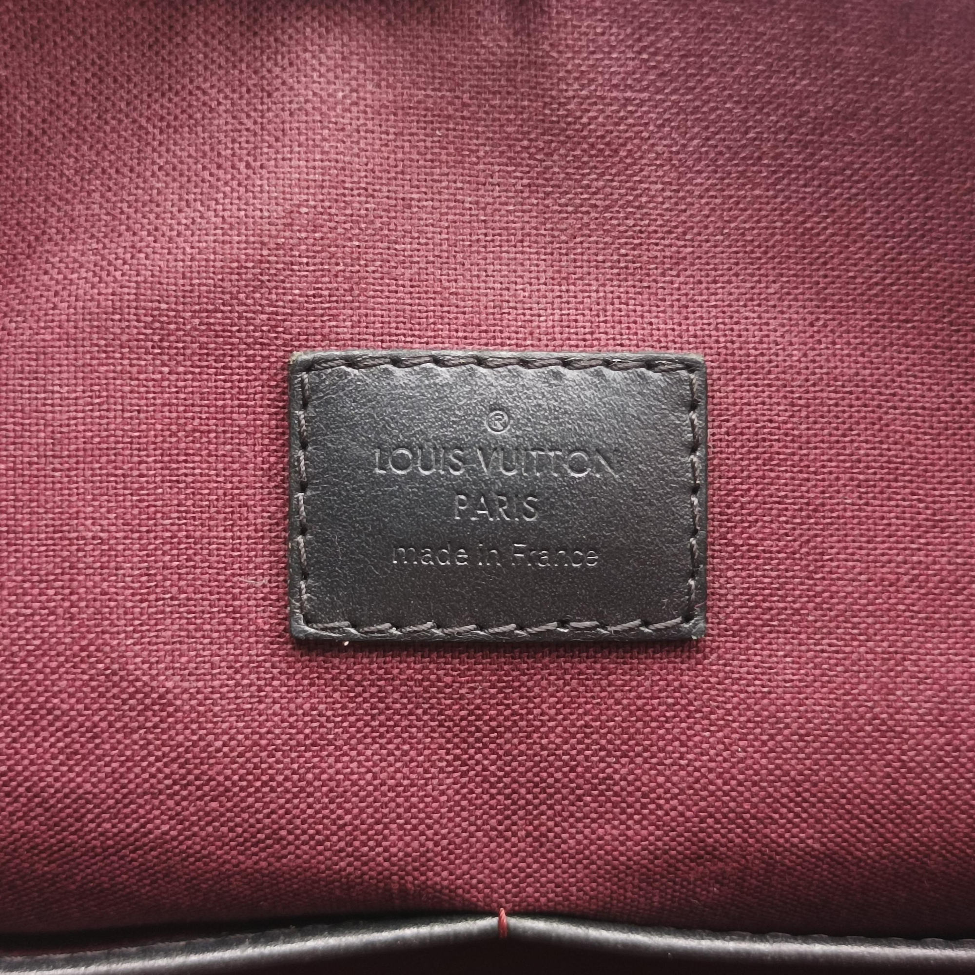 Pre-owned Louis Vuitton TORRES Brown×black Monogram Macassar×calf leather M40387 shoulderbag | stylenewstar