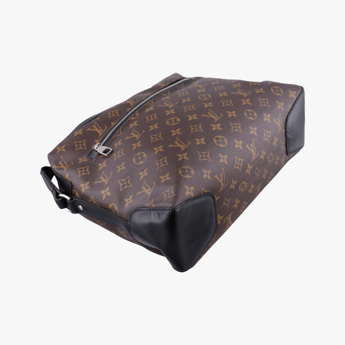 Pre-owned Louis Vuitton TORRES Brown×black Monogram Macassar×calf leather M40387 shoulderbag | stylenewstar