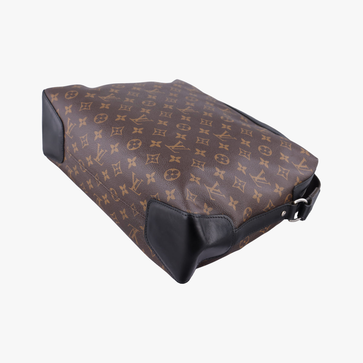 Pre-owned Louis Vuitton TORRES Brown×black Monogram Macassar×calf leather M40387 shoulderbag | stylenewstar