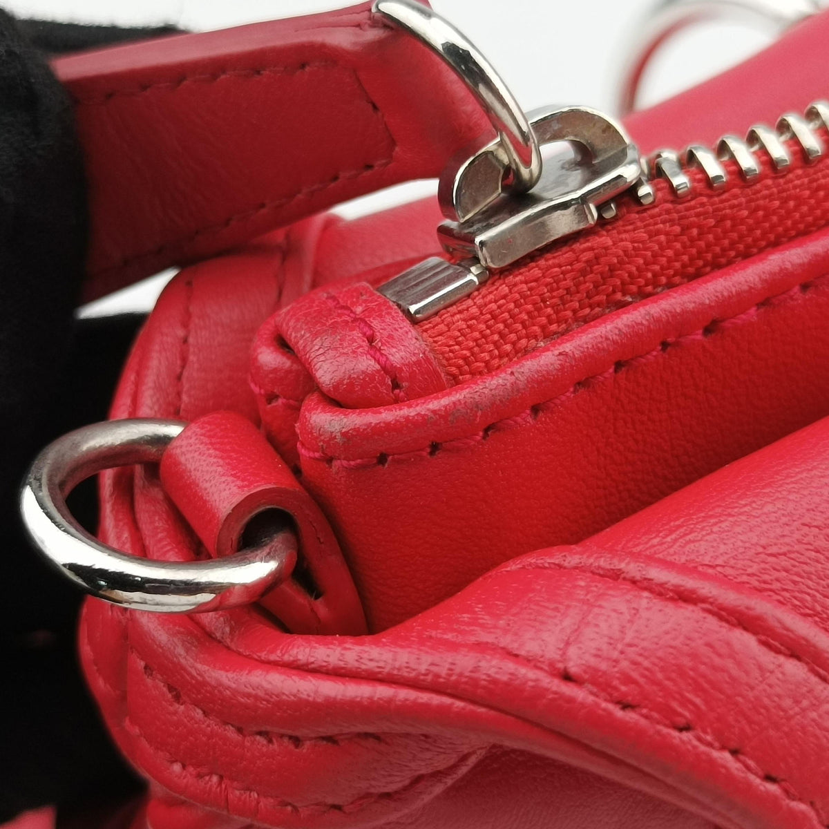 Pre-owned Christian Dior Granville Pink lambskin  shoulderbag | stylenewstar