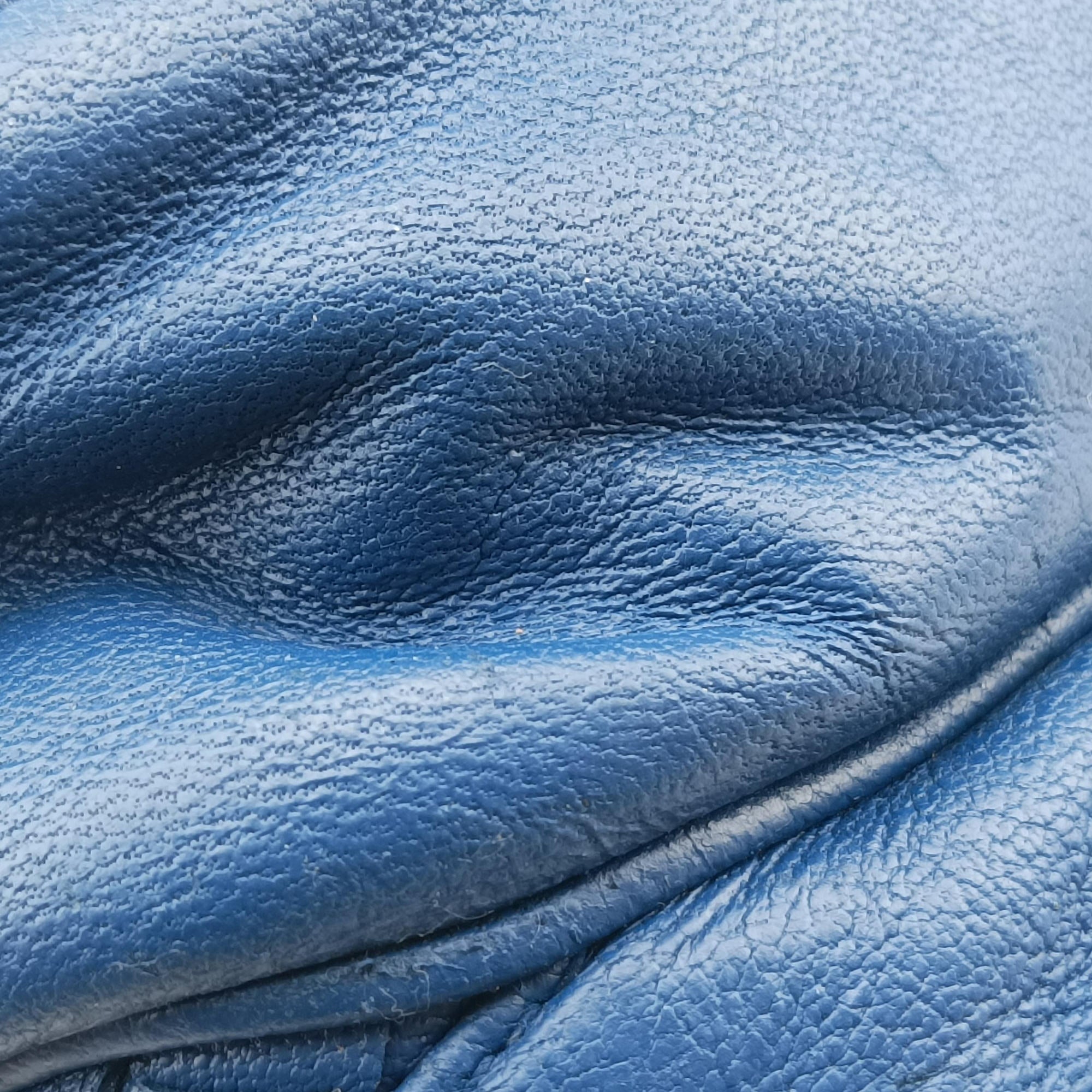 Pre-owned Bottega Veneta Intrecciato Blue lambskin  shoulderbag | stylenewstar