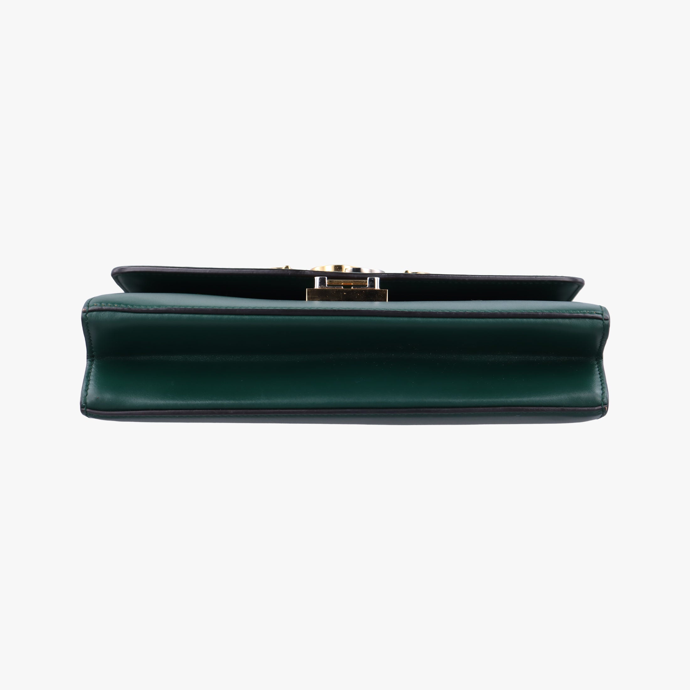 Pre-owned Gucci ZUMI Green Leather 576388 shoulderbag | stylenewstar