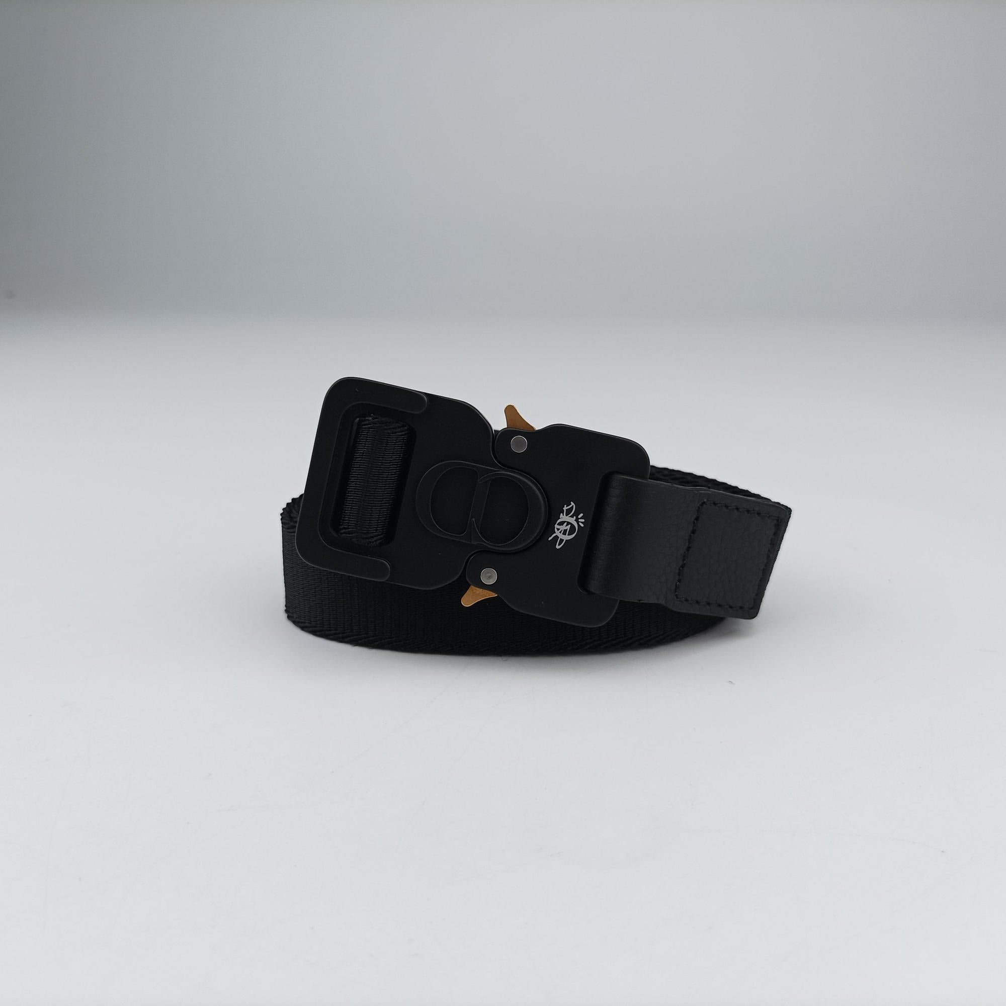 Pre-owned Christian Dior Cactus Jack Saddle Black Leather  bum bag/waist bag | stylenewstar