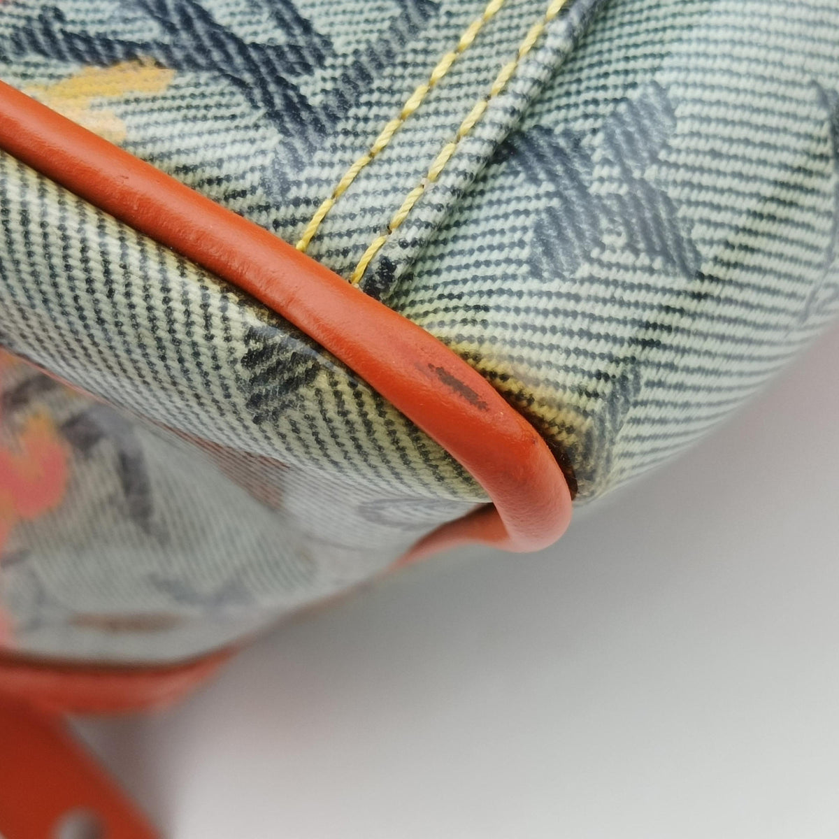 Pre-owned Louis Vuitton Weekender PM Rose×Multicolor Monogram Pulp M95734 handbag | stylenewstar