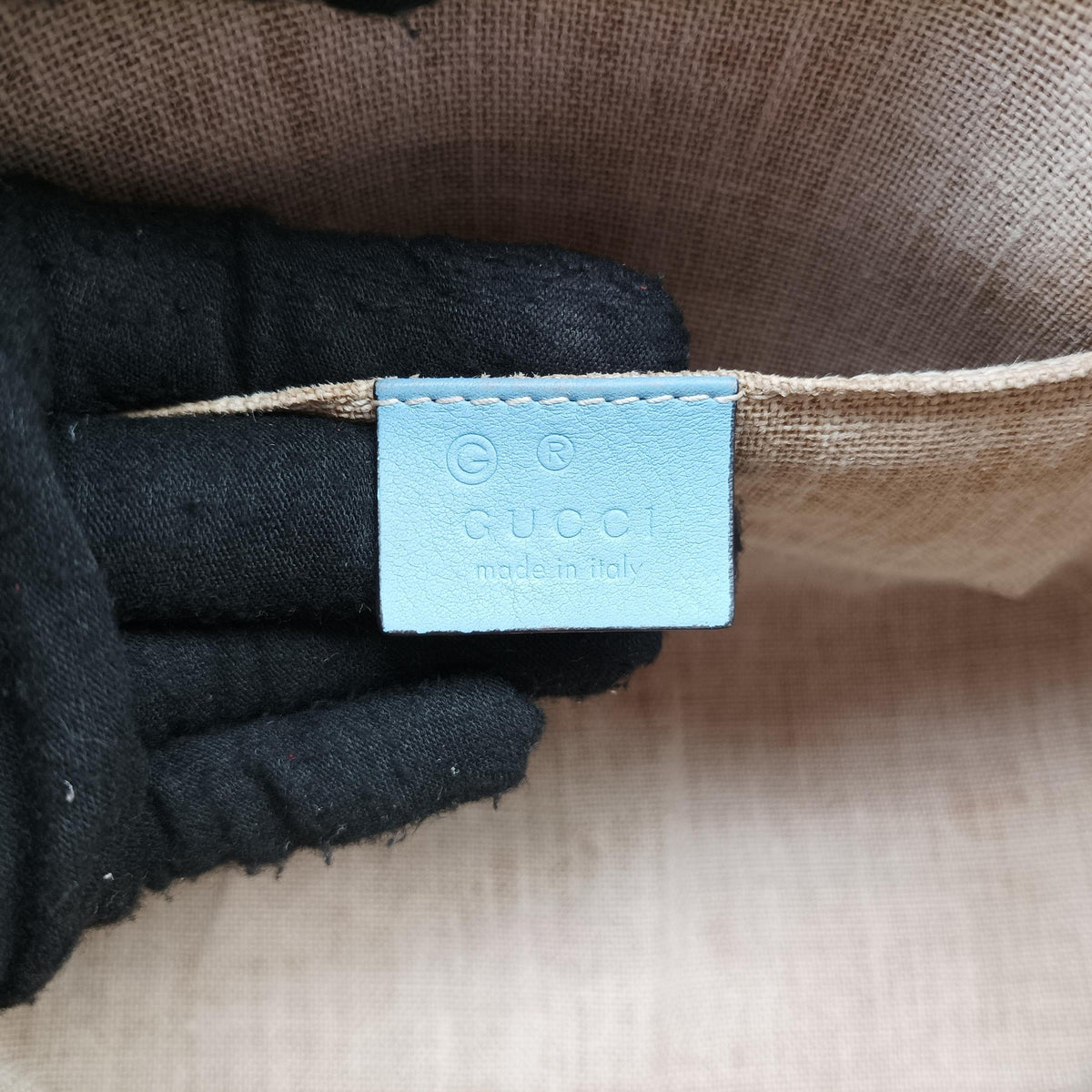 Pre-owned Gucci Microguccissima Blue Leather 449654 shoulderbag | stylenewstar