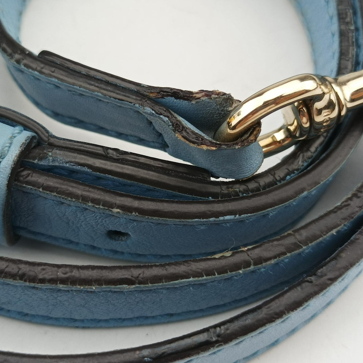 Pre-owned Gucci Microguccissima Blue Leather 449654 shoulderbag | stylenewstar