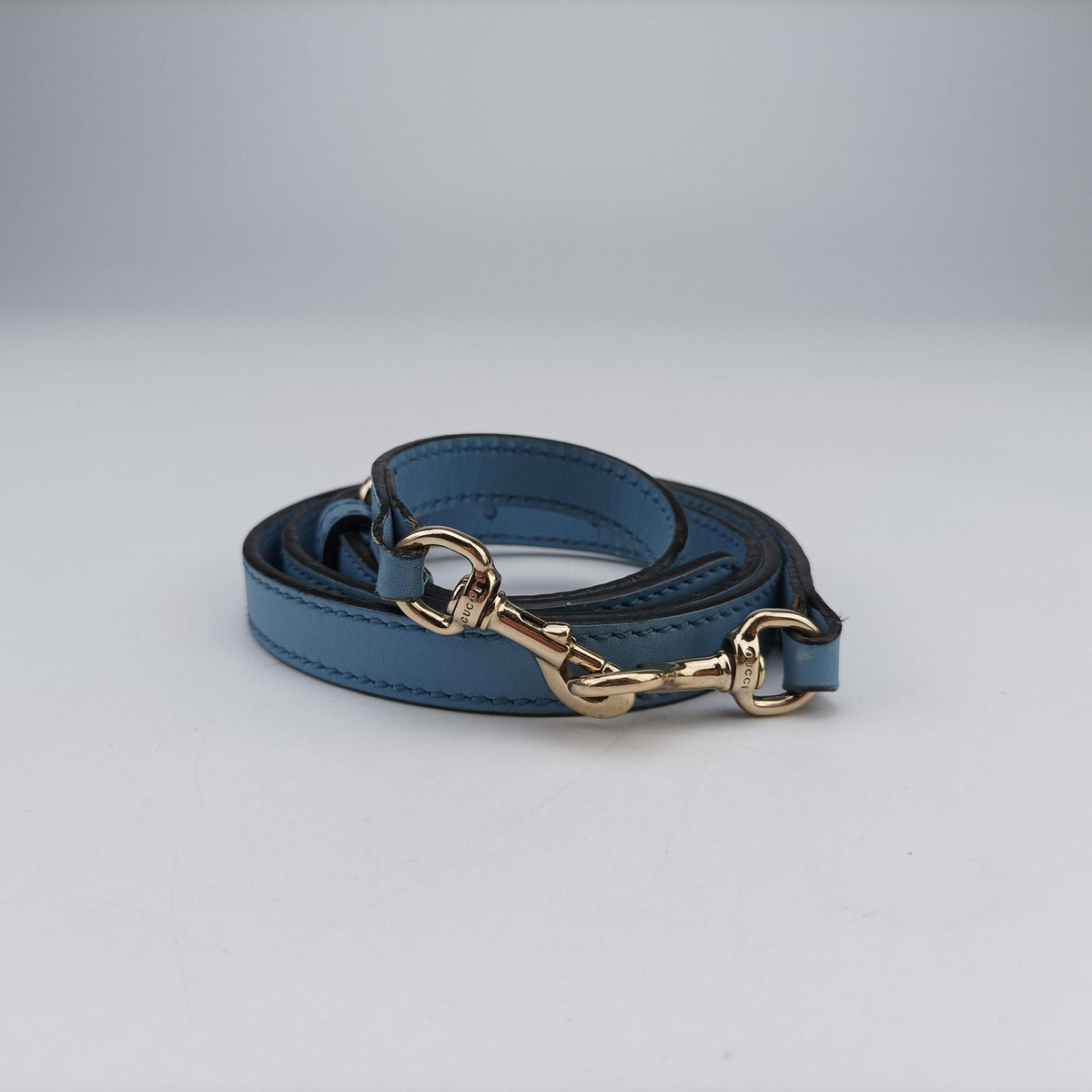 Pre-owned Gucci Microguccissima Blue Leather 449654 shoulderbag | stylenewstar