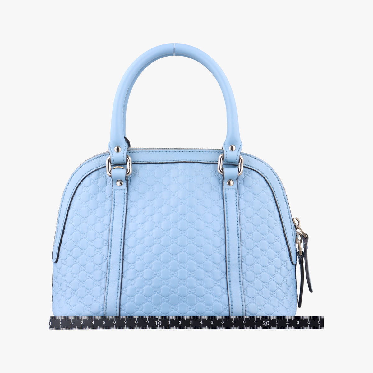 Pre-owned Gucci Microguccissima Blue Leather 449654 shoulderbag | stylenewstar