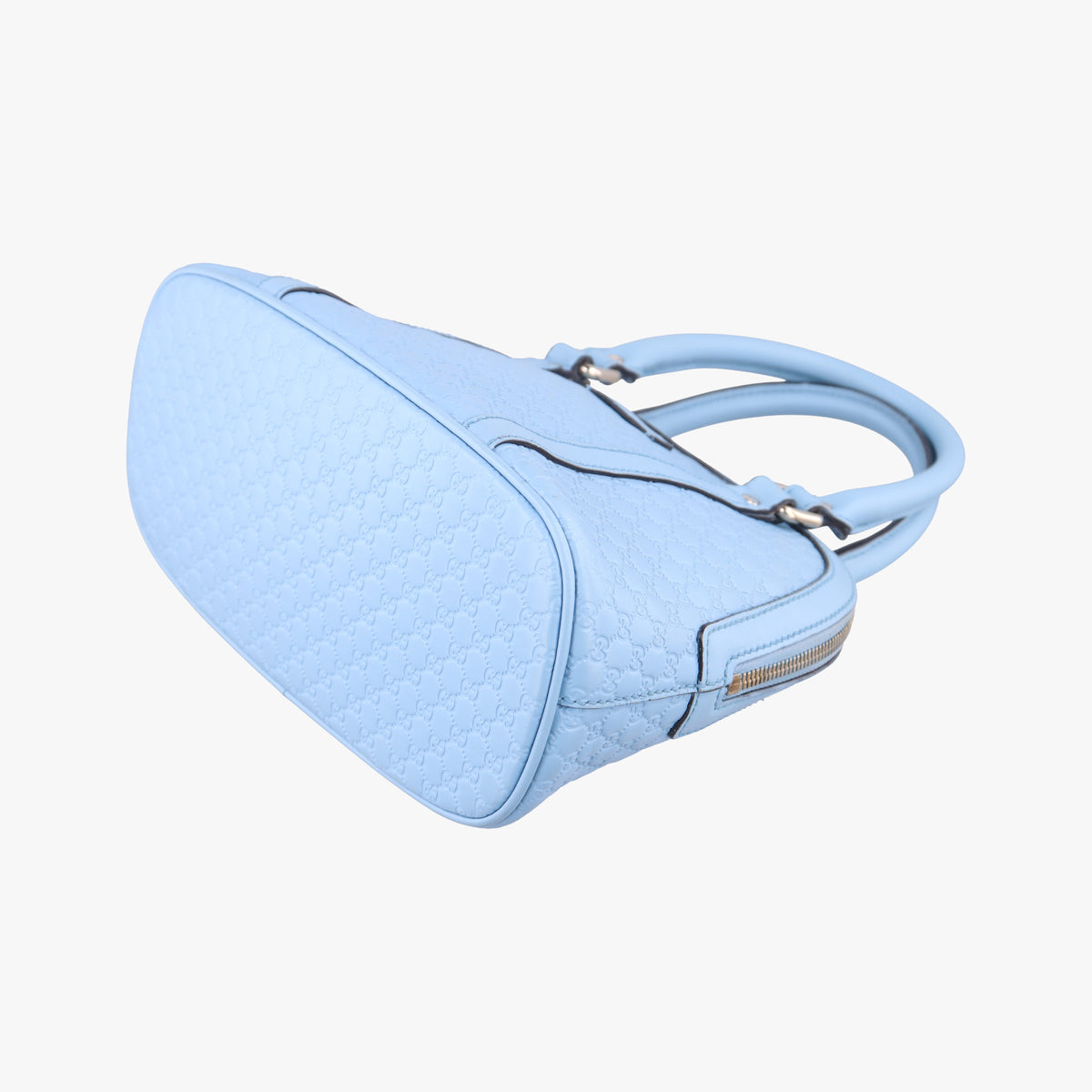 Pre-owned Gucci Microguccissima Blue Leather 449654 shoulderbag | stylenewstar