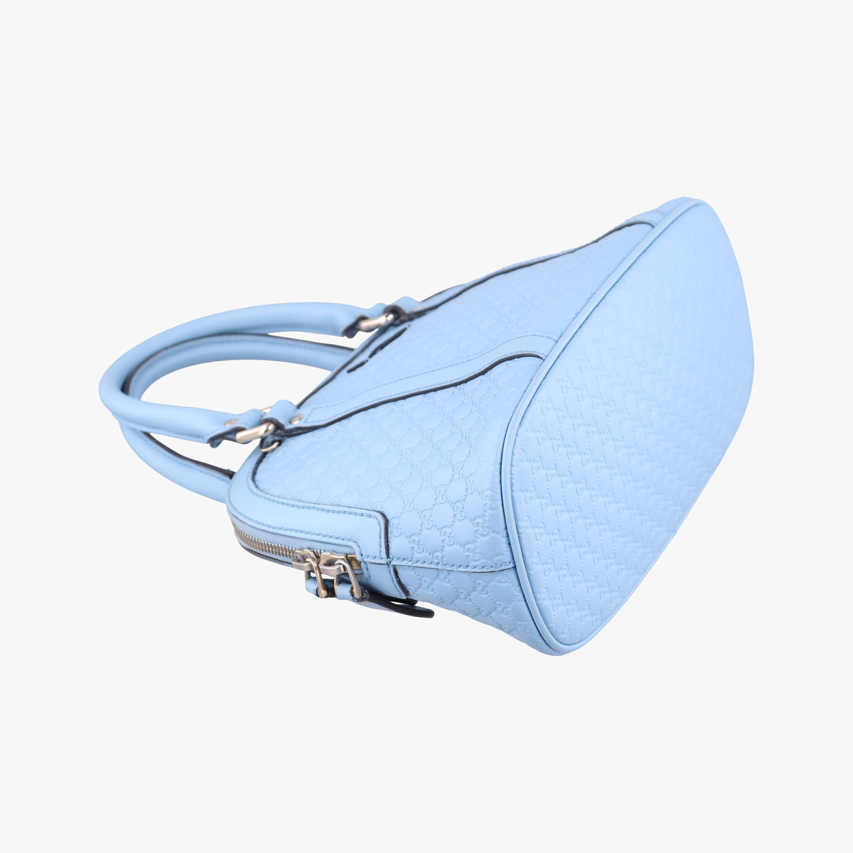 Pre-owned Gucci Microguccissima Blue Leather 449654 shoulderbag | stylenewstar