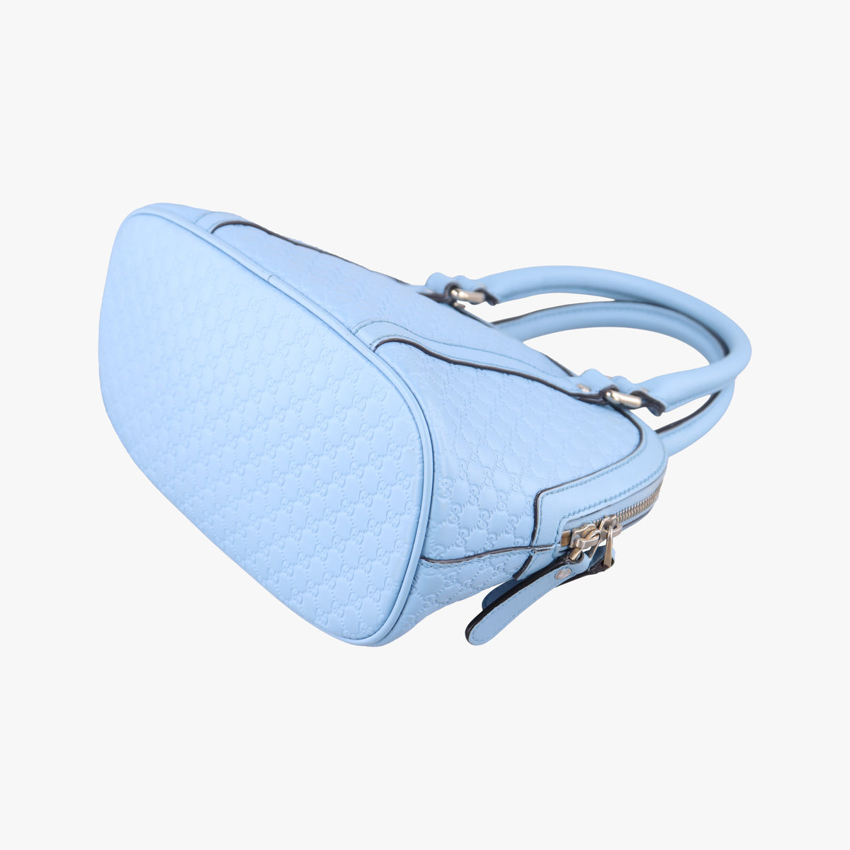 Pre-owned Gucci Microguccissima Blue Leather 449654 shoulderbag | stylenewstar
