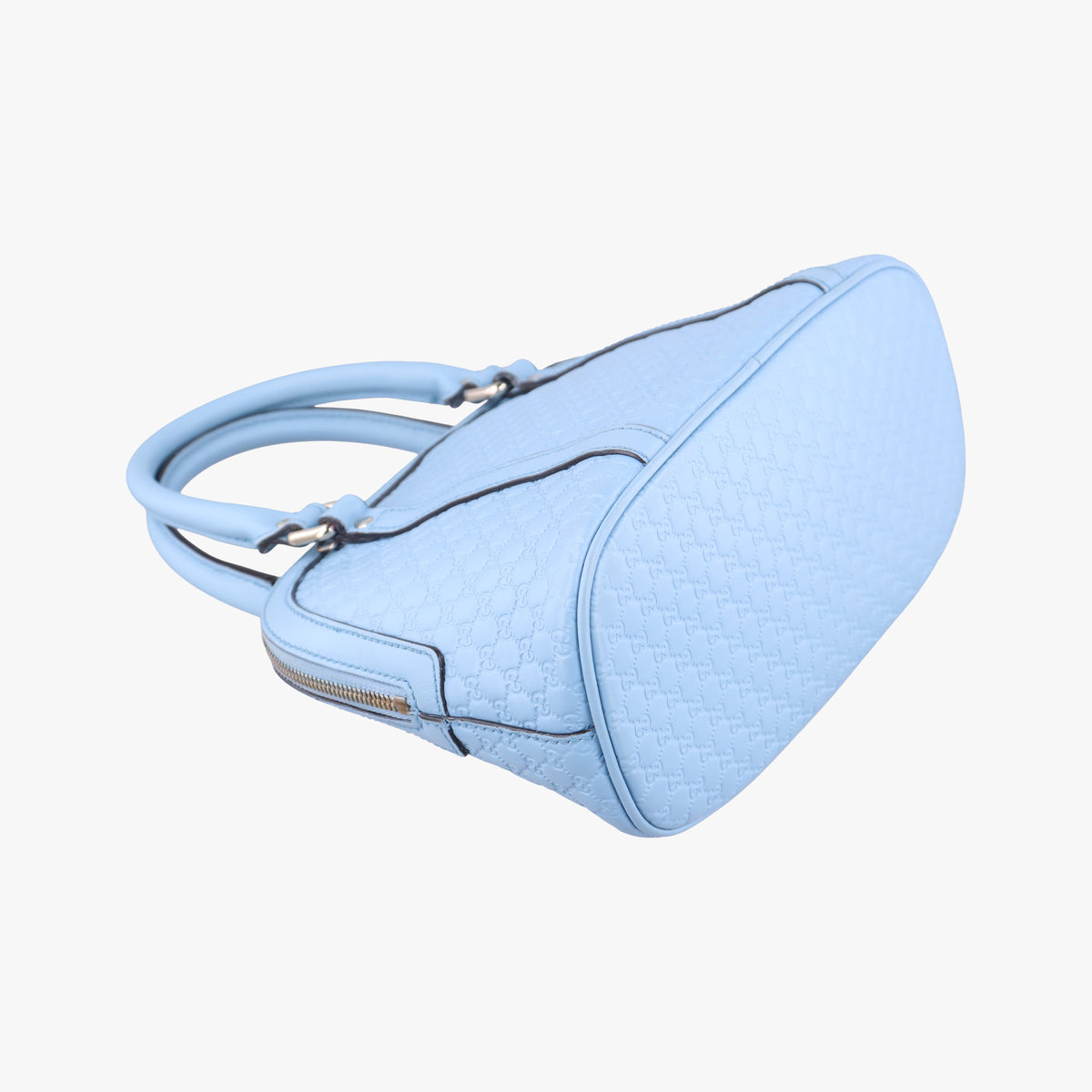 Pre-owned Gucci Microguccissima Blue Leather 449654 shoulderbag | stylenewstar