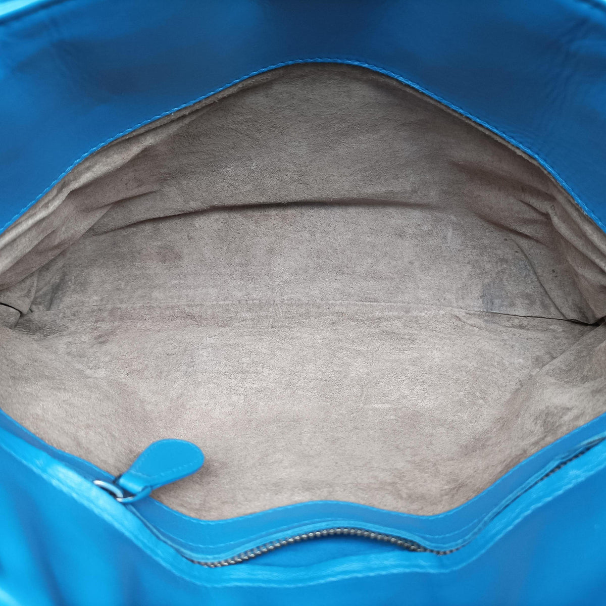 Vintage Bottega Veneta Roma Intrecciato Blue lambskin  handbag | stylenewstar