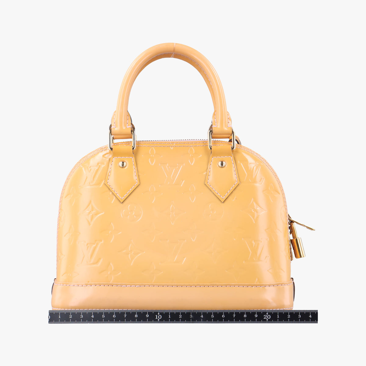 Vintage Louis Vuitton Alma BB ROSE FLORENTIN Vernis M90104 shoulderbag | stylenewstar