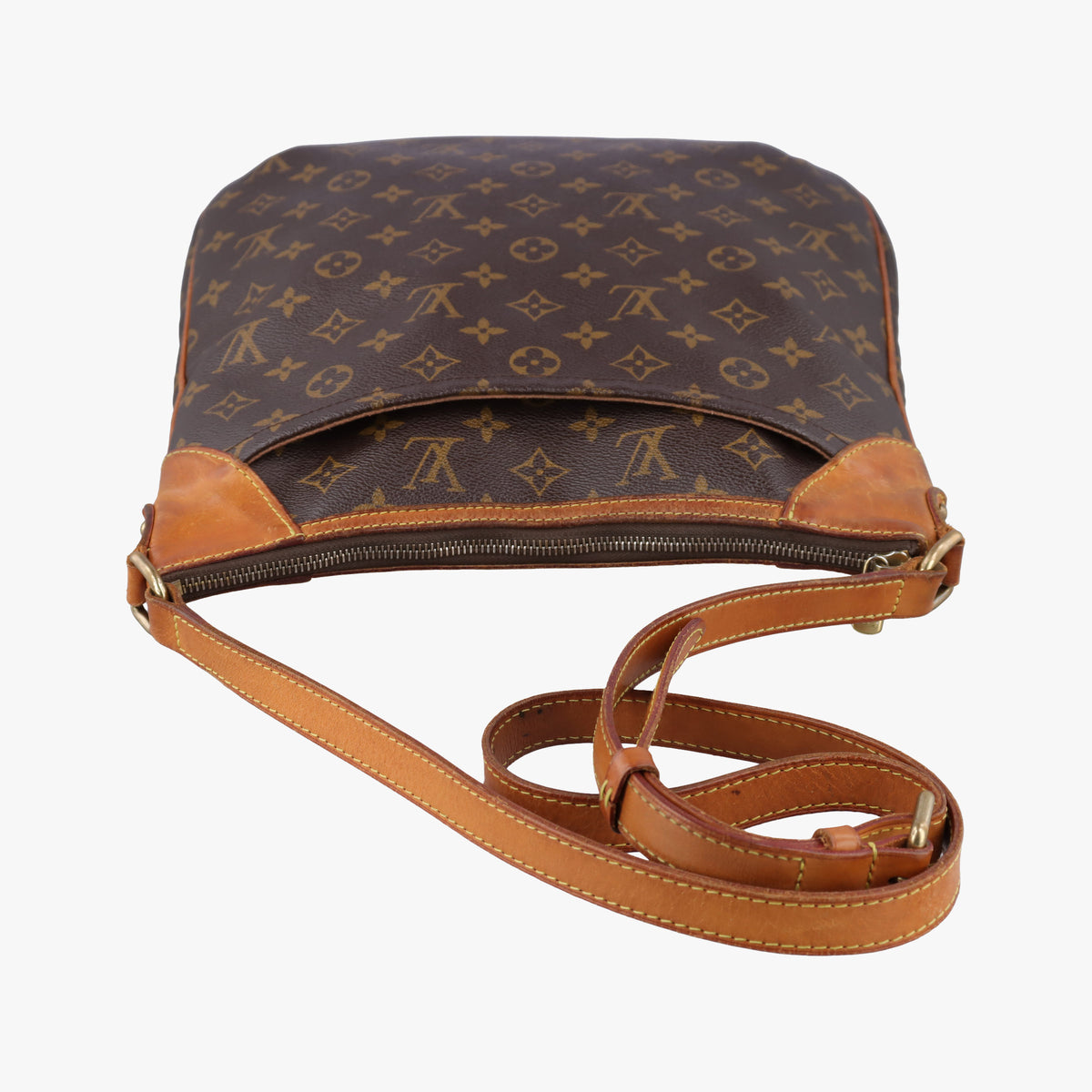 Pre-owned Louis Vuitton Odeon PM Brown Monogram Canvas M56390 shoulderbag | stylenewstar