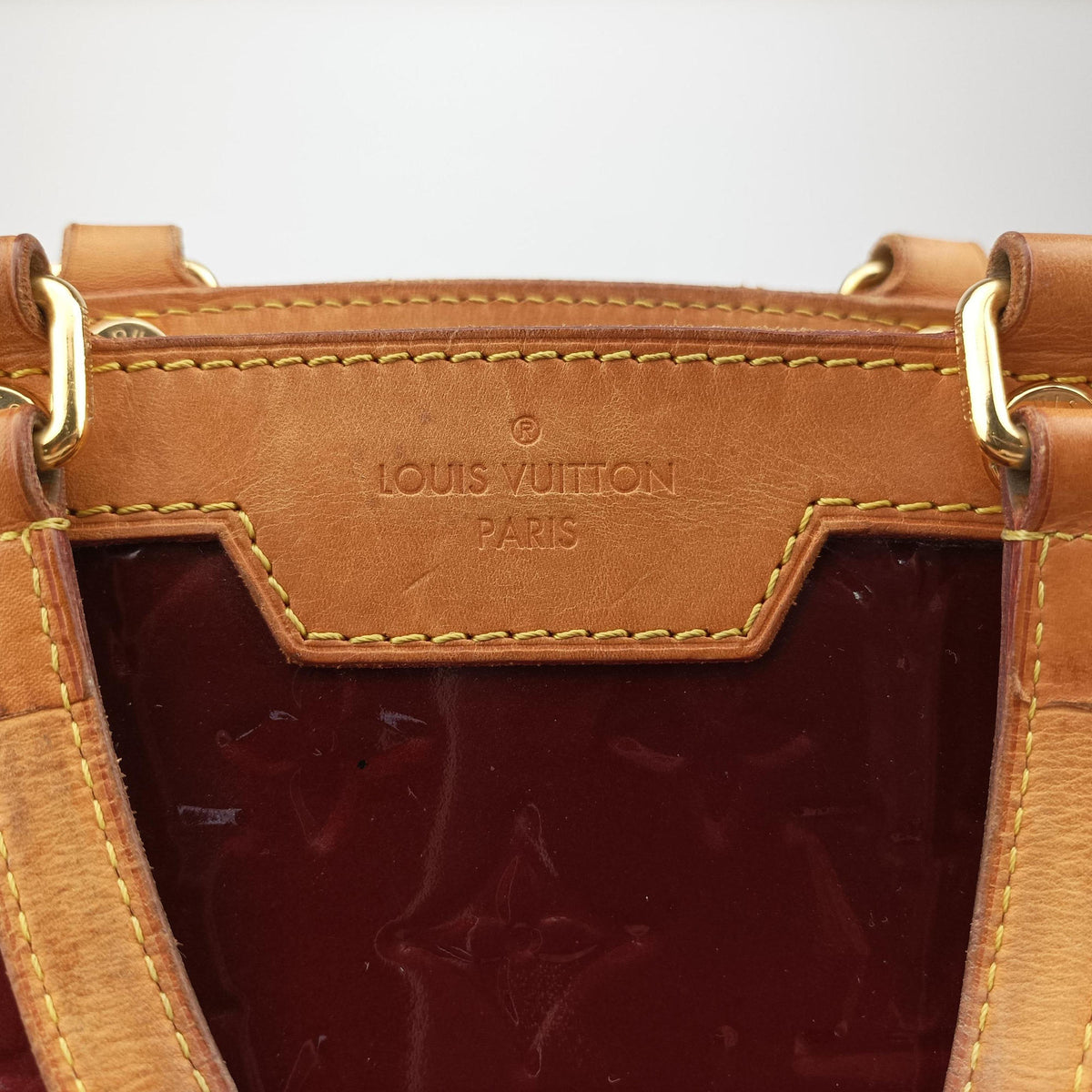 Pre-owned Louis Vuitton Brea MM ROUGE FAUVISTE Vernis M91690 shoulderbag | stylenewstar
