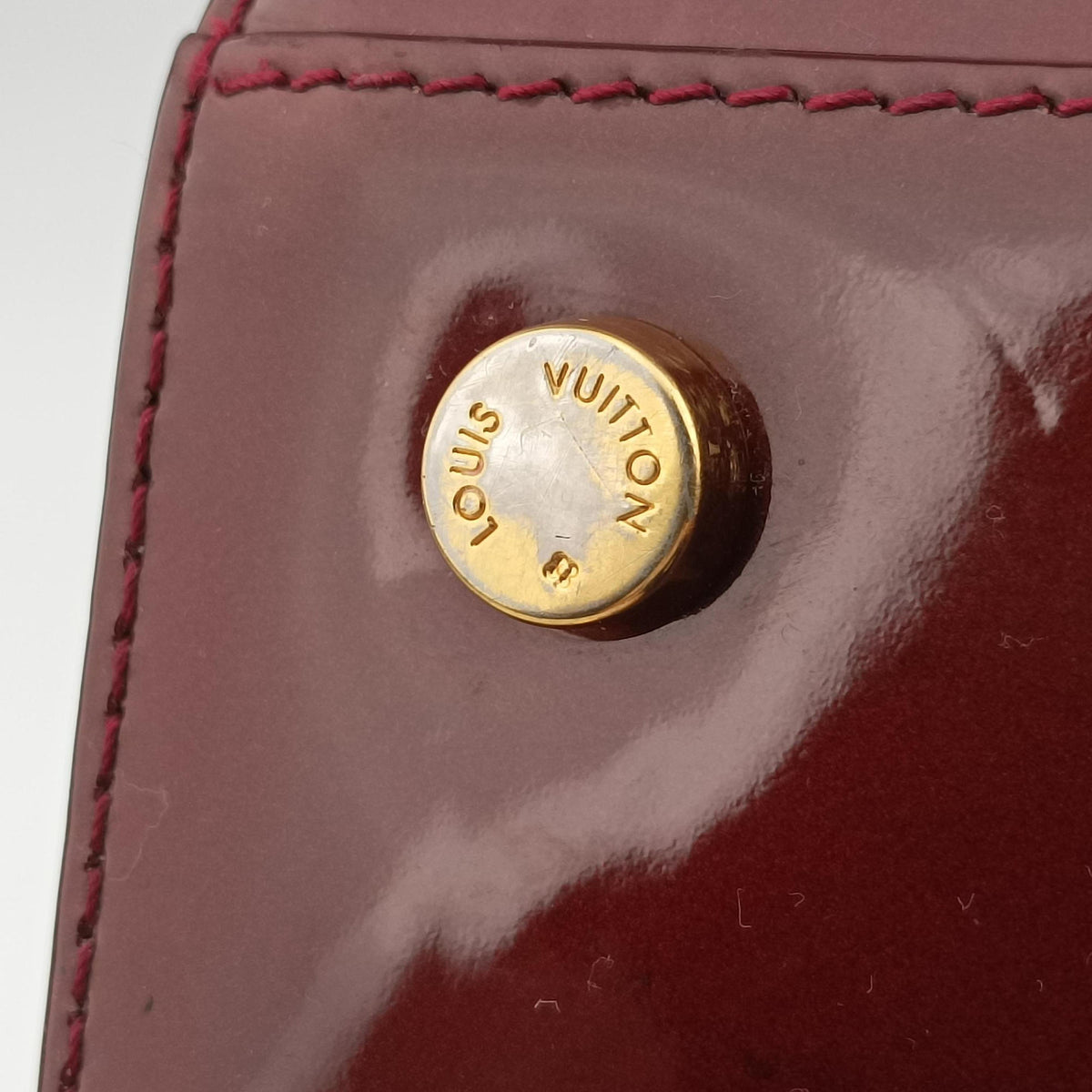 Pre-owned Louis Vuitton Brea MM ROUGE FAUVISTE Vernis M91690 shoulderbag | stylenewstar