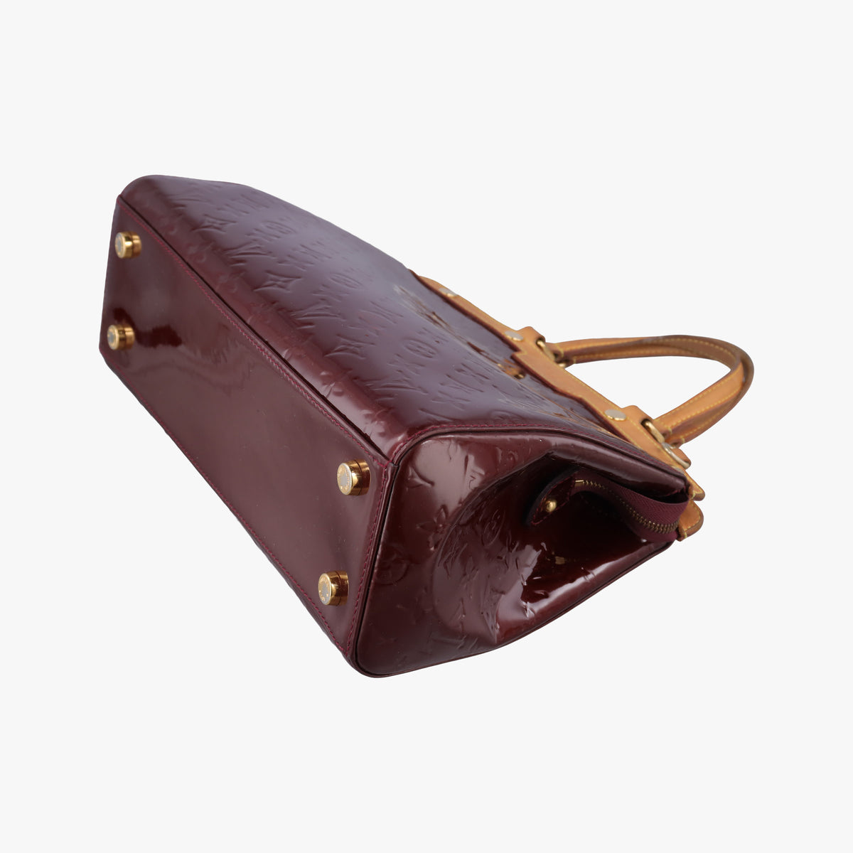 Pre-owned Louis Vuitton Brea MM ROUGE FAUVISTE Vernis M91690 shoulderbag | stylenewstar