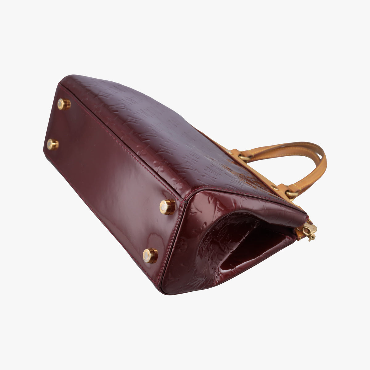 Pre-owned Louis Vuitton Brea MM ROUGE FAUVISTE Vernis M91690 shoulderbag | stylenewstar