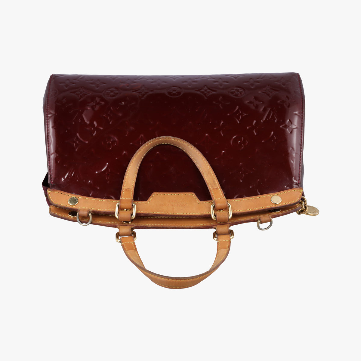 Pre-owned Louis Vuitton Brea MM ROUGE FAUVISTE Vernis M91690 shoulderbag | stylenewstar