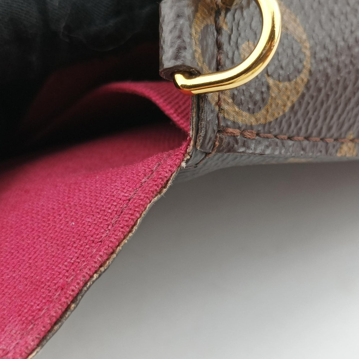 Pre-owned Louis Vuitton Pochette Felicie Brown Monogram Canvas M61276 shoulderbag | stylenewstar