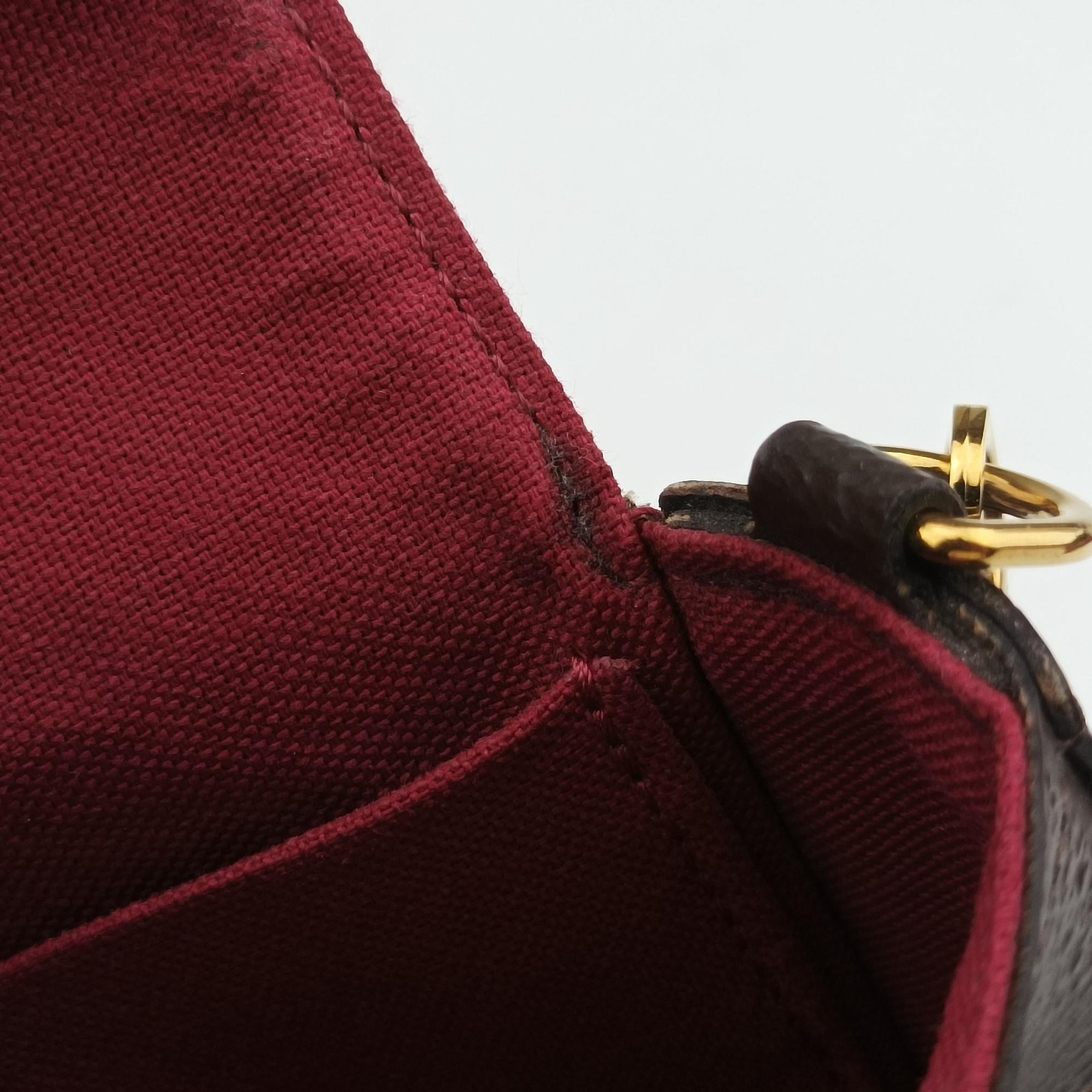 Pre-owned Louis Vuitton Pochette Felicie Brown Monogram Canvas M61276 shoulderbag | stylenewstar