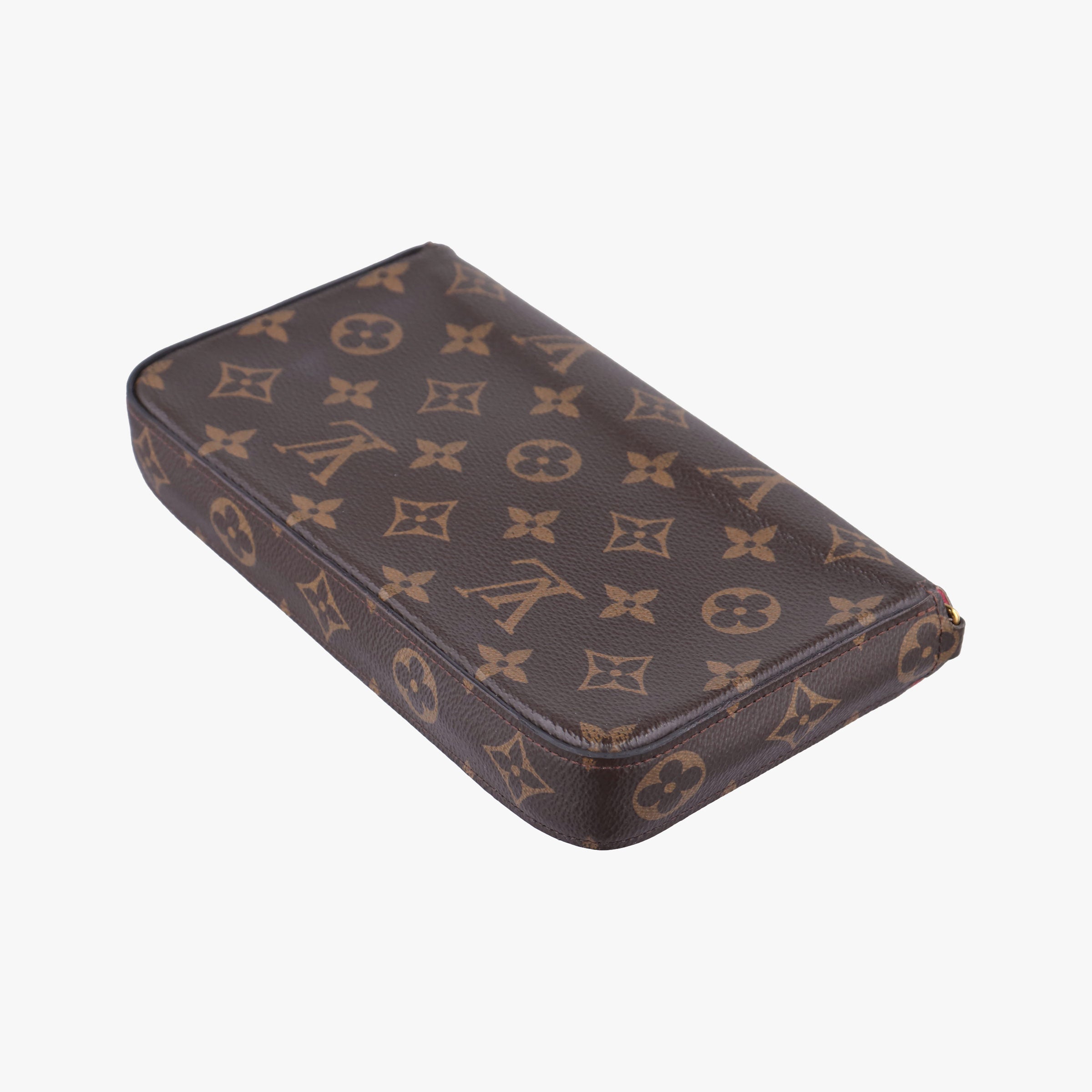 Pre-owned Louis Vuitton Pochette Felicie Brown Monogram Canvas M61276 shoulderbag | stylenewstar