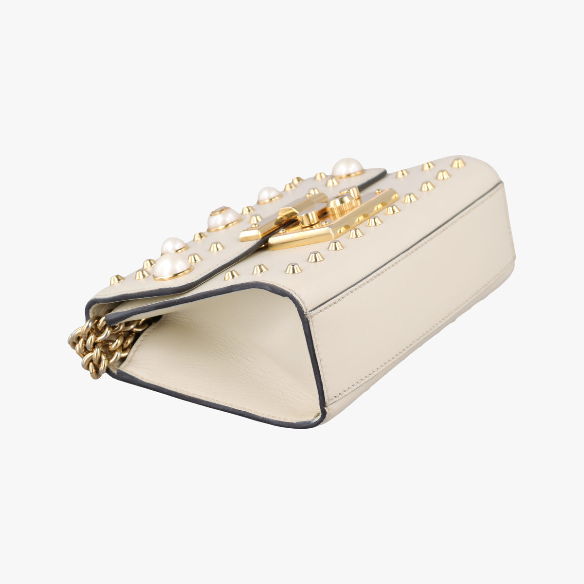 Secondhand Gucci Padlock White Leather 432182 shoulderbag | stylenewstar
