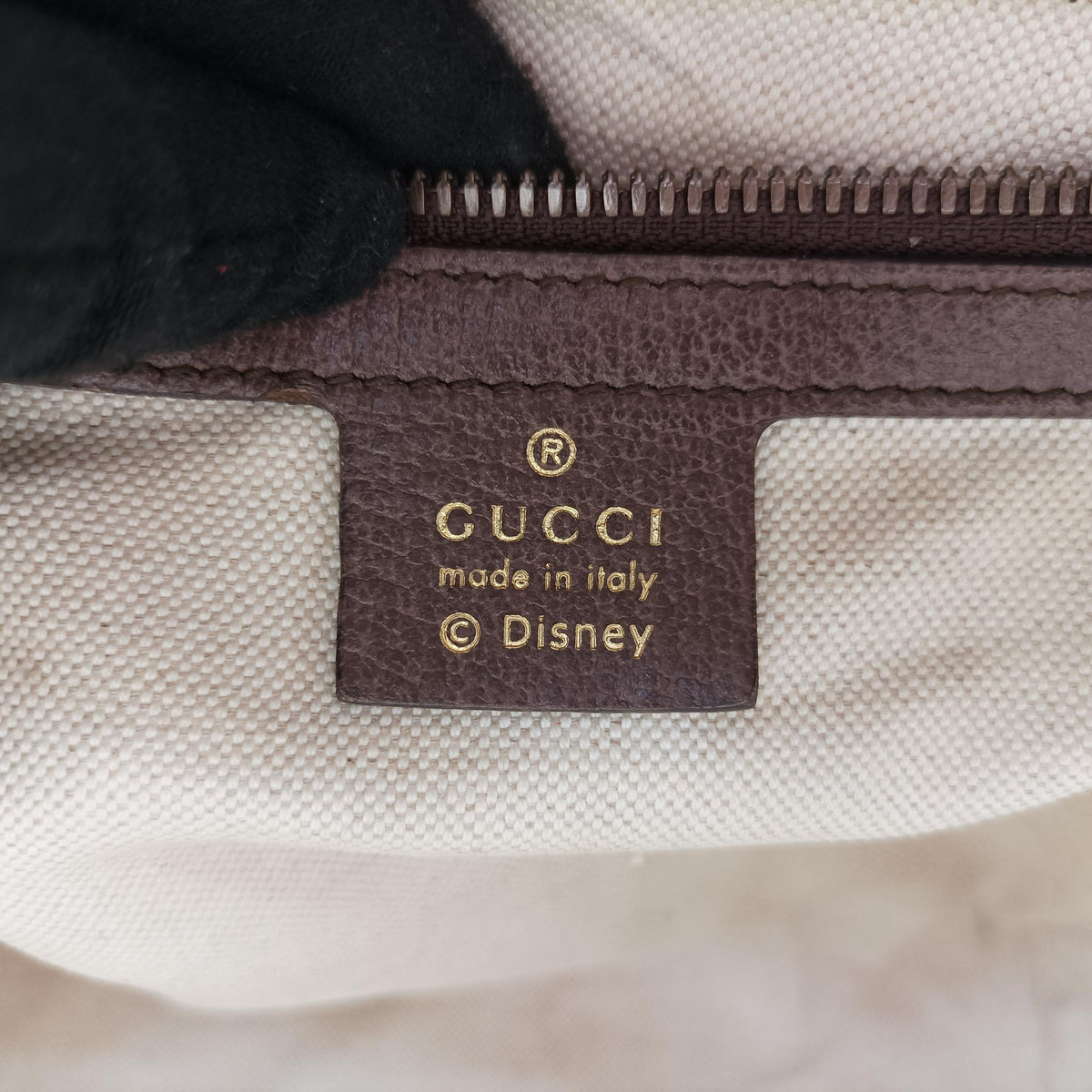 Vintage Gucci The Three Little Pigs Brown×Multicolour PVC coated canvas 552884 backpack/rucksack | stylenewstar