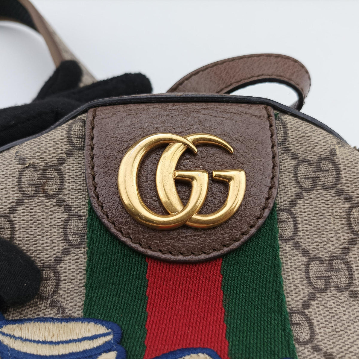 Vintage Gucci The Three Little Pigs Brown×Multicolour PVC coated canvas 552884 backpack/rucksack | stylenewstar