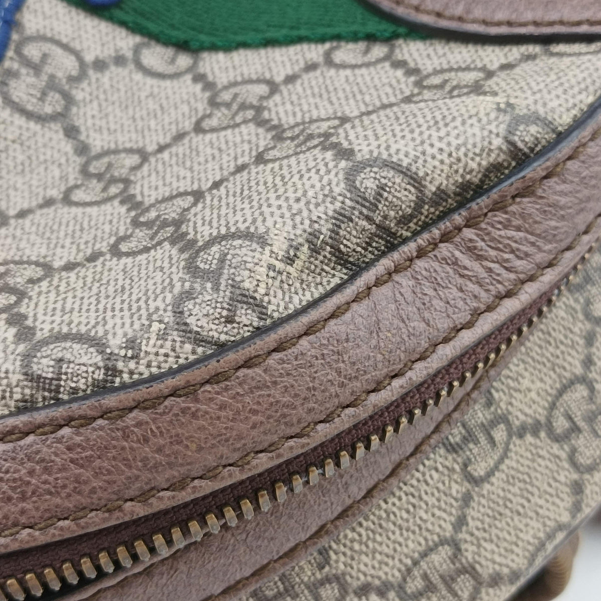 Vintage Gucci The Three Little Pigs Brown×Multicolour PVC coated canvas 552884 backpack/rucksack | stylenewstar