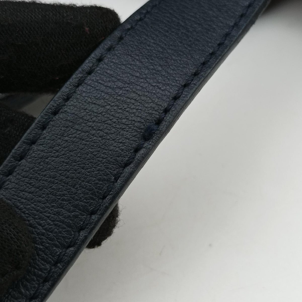 Pre-owned Christian Dior Trotter Navy×Gray Jacquard  shoulderbag | stylenewstar
