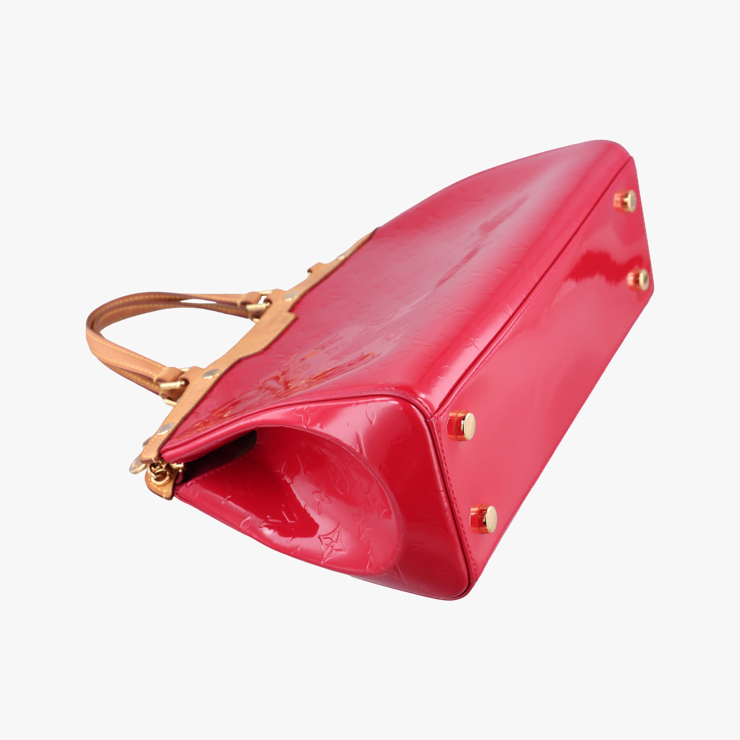Pre-owned Louis Vuitton Brea MM ROSE INDIEN Vernis M91798 shoulderbag | stylenewstar