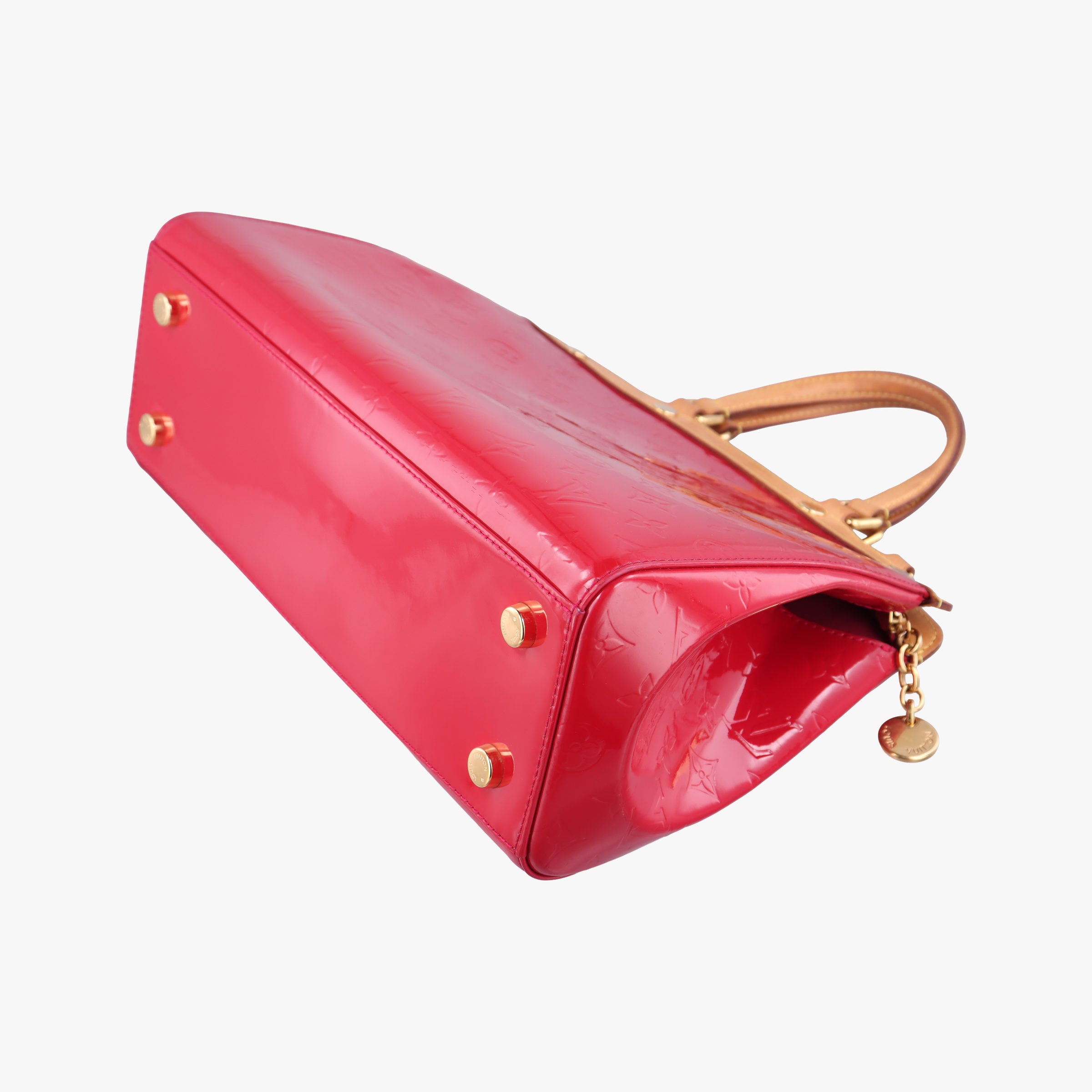 Pre-owned Louis Vuitton Brea MM ROSE INDIEN Vernis M91798 shoulderbag | stylenewstar