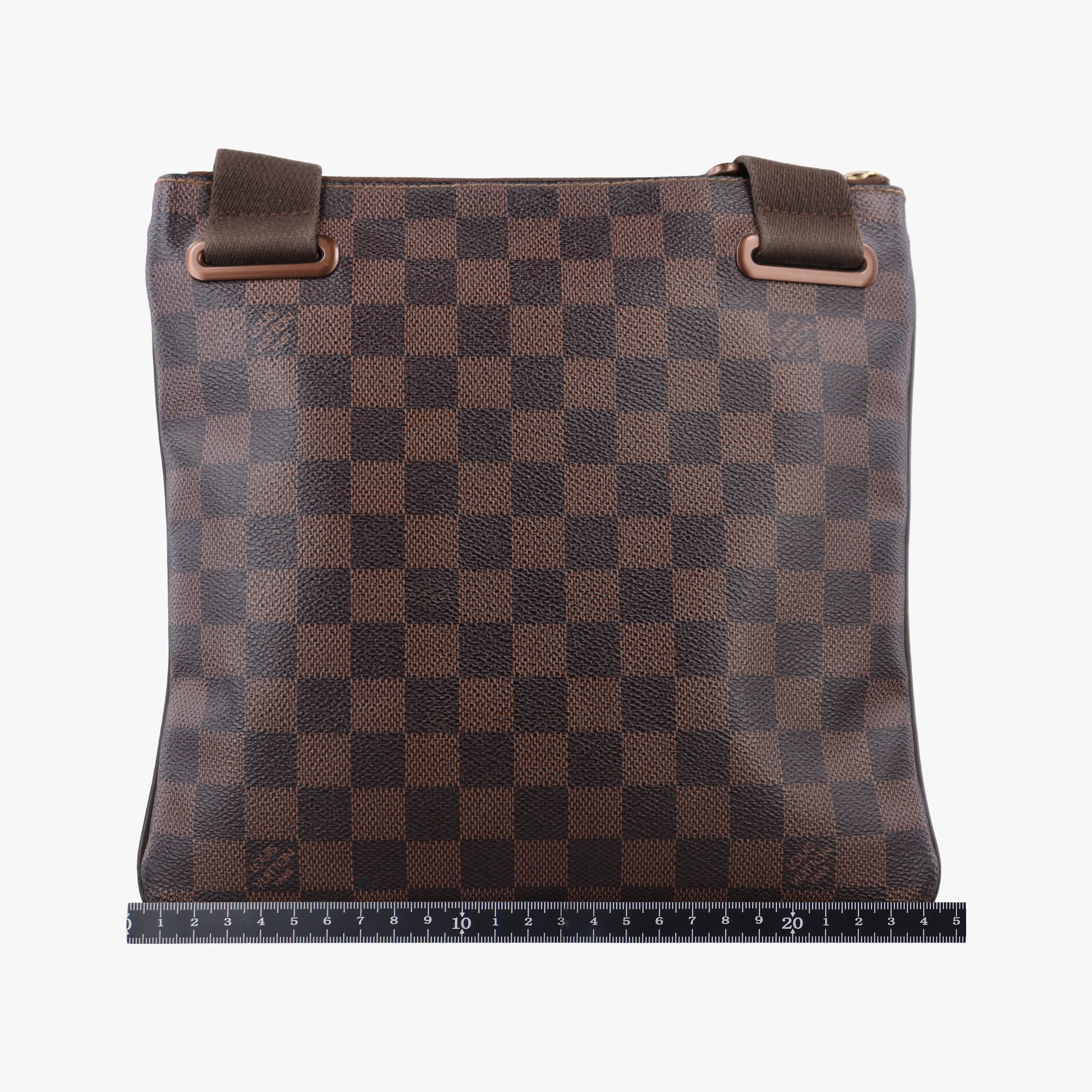 Pre-owned Louis Vuitton Pochette Plat Brooklyn EBENE Damier Canvas N51211 shoulderbag | stylenewstar