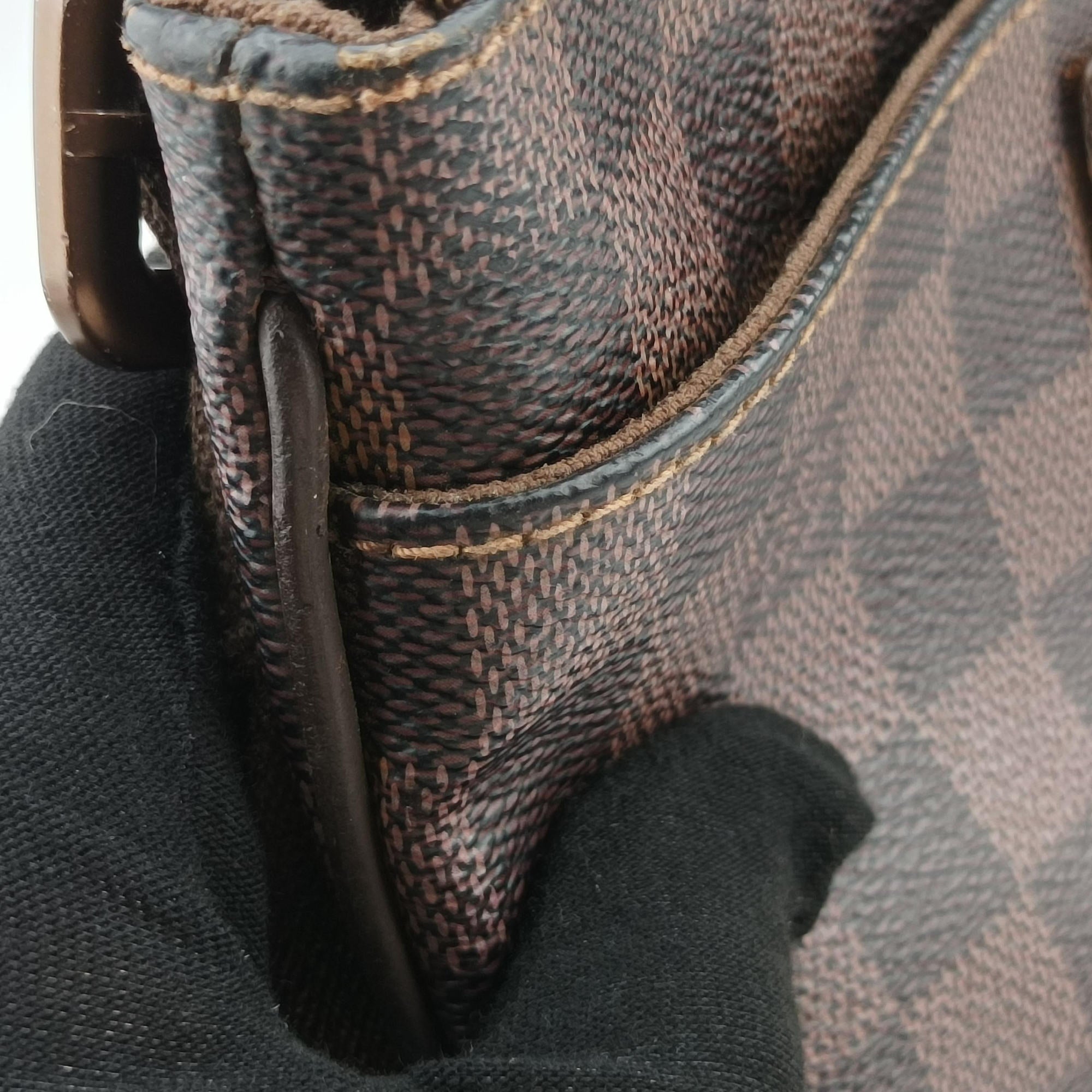 Pre-owned Louis Vuitton Pochette Plat Brooklyn EBENE Damier Canvas N51211 shoulderbag | stylenewstar