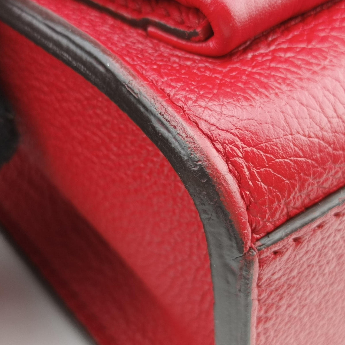 Pre-owned Louis Vuitton MyLockme BB Ruby Leather M51419 shoulderbag | stylenewstar