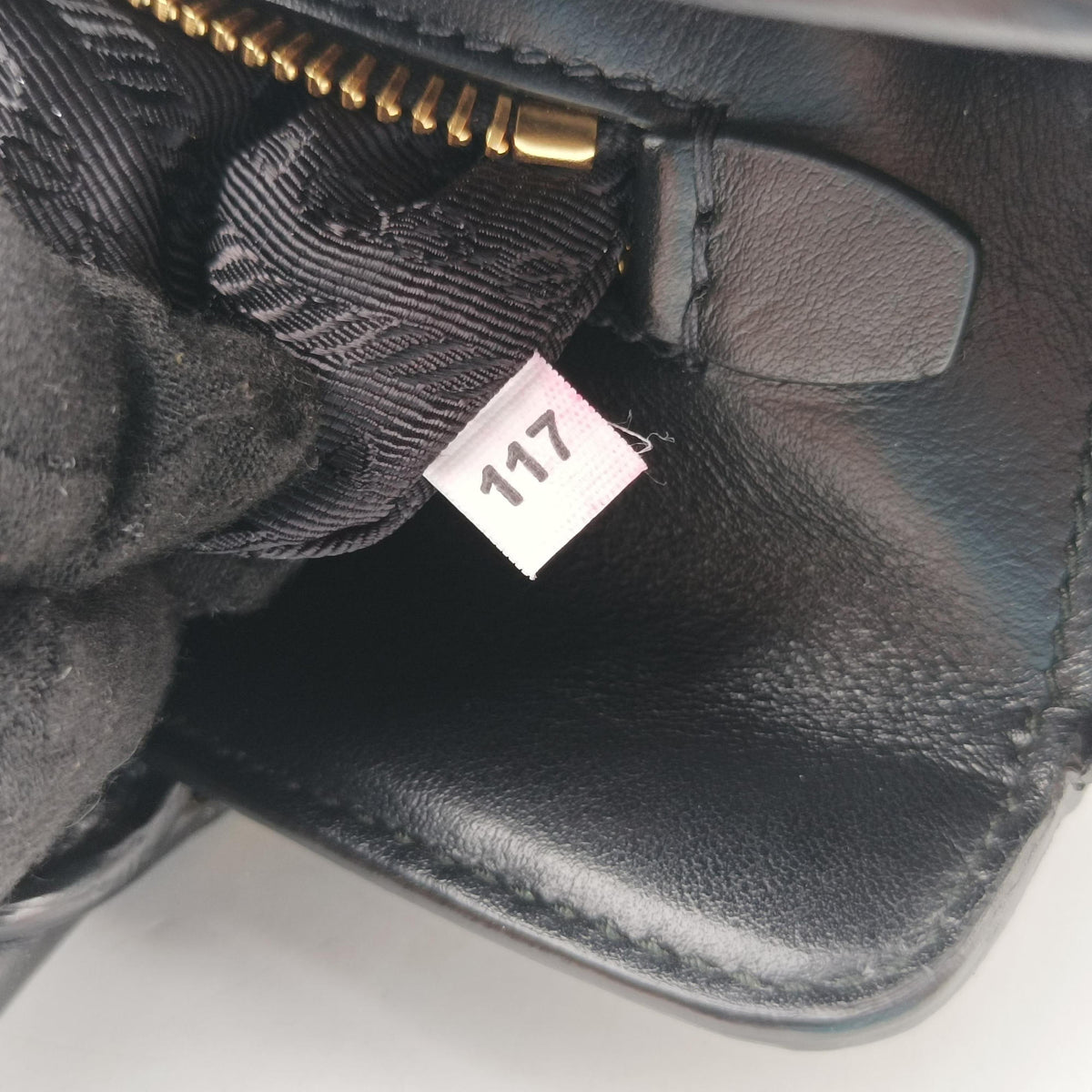 Pre-owned Prada Monochrome Black SAFFIANO Leather 1BA113 shoulderbag | stylenewstar