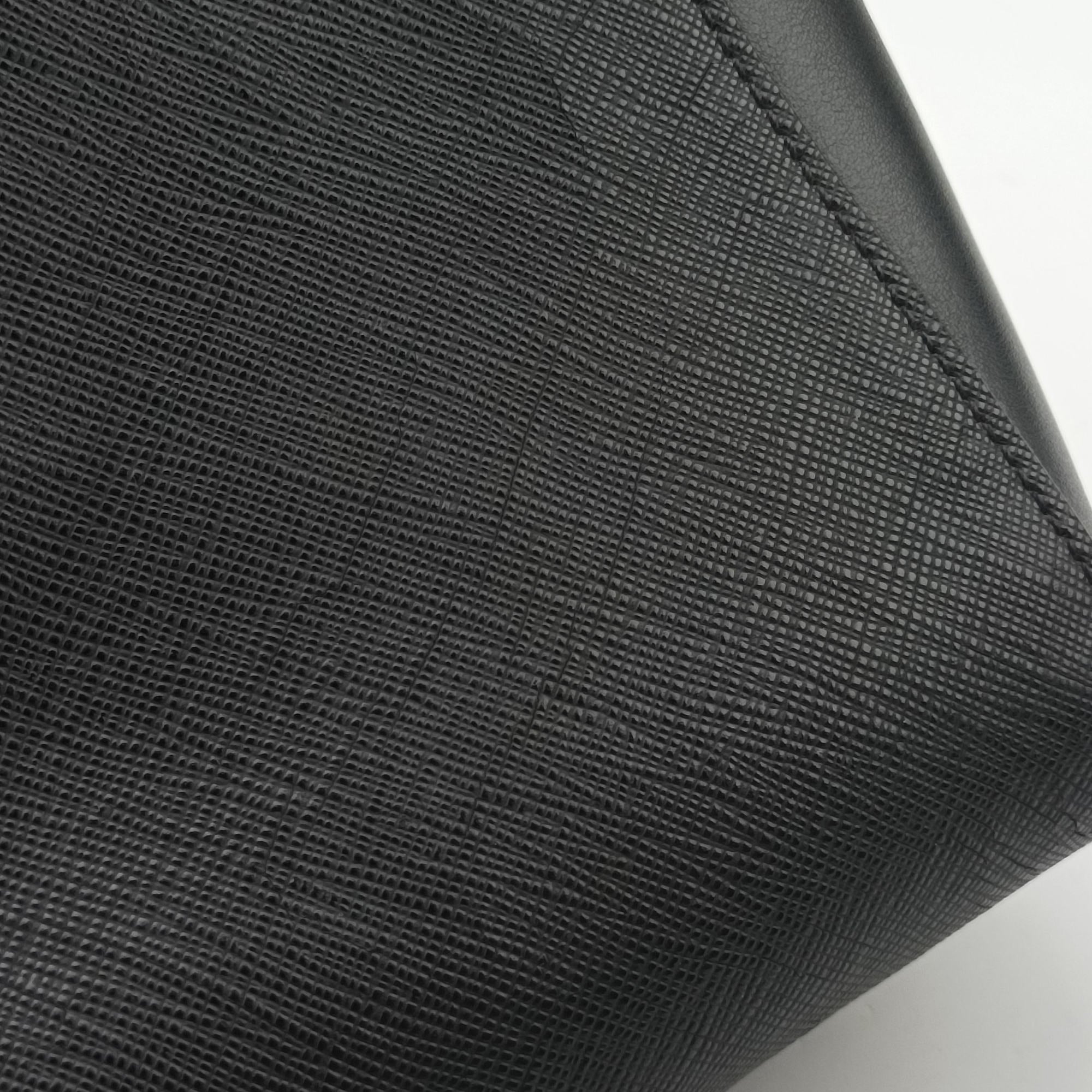 Pre-owned Prada Monochrome Black SAFFIANO Leather 1BA113 shoulderbag | stylenewstar
