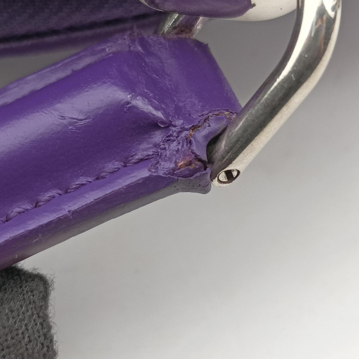Pre-owned Givenchy Antigona Purple Leather  shoulderbag | stylenewstar